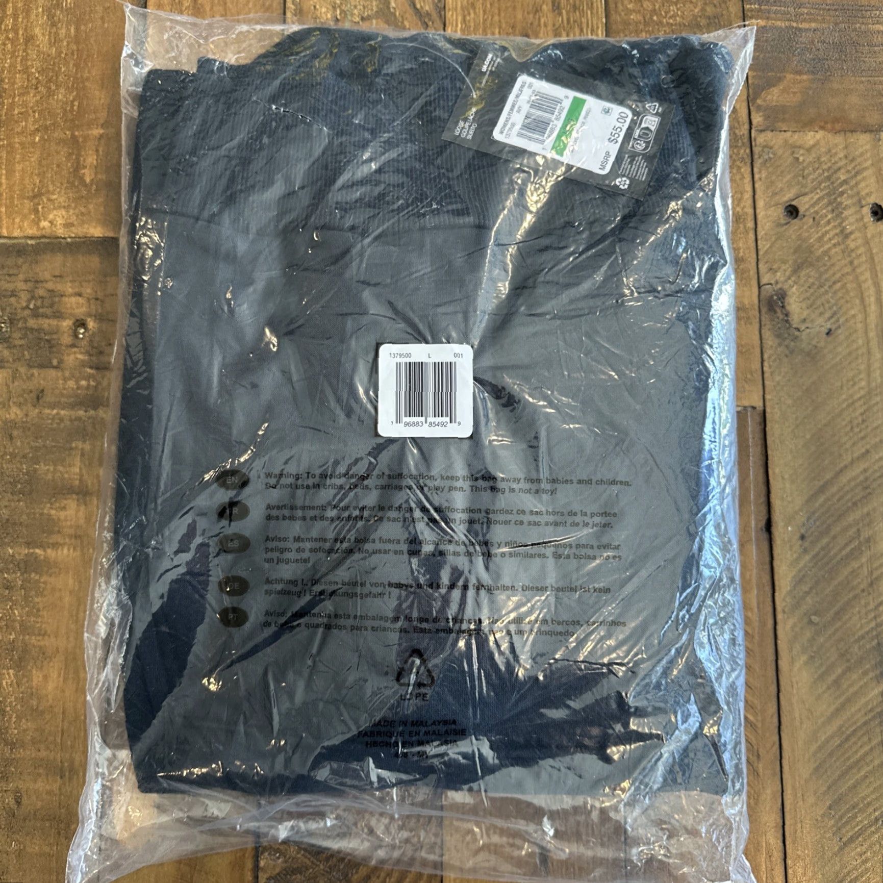 Under Armour VINTAGE? Under Armour ICON FLEECE HOODIE Navy Womens L Blue Oversized Pockets Hooded Pullover Activewear - Womens Large Hoodie Size L / US 10 / IT 46 - 2 Thumbnail