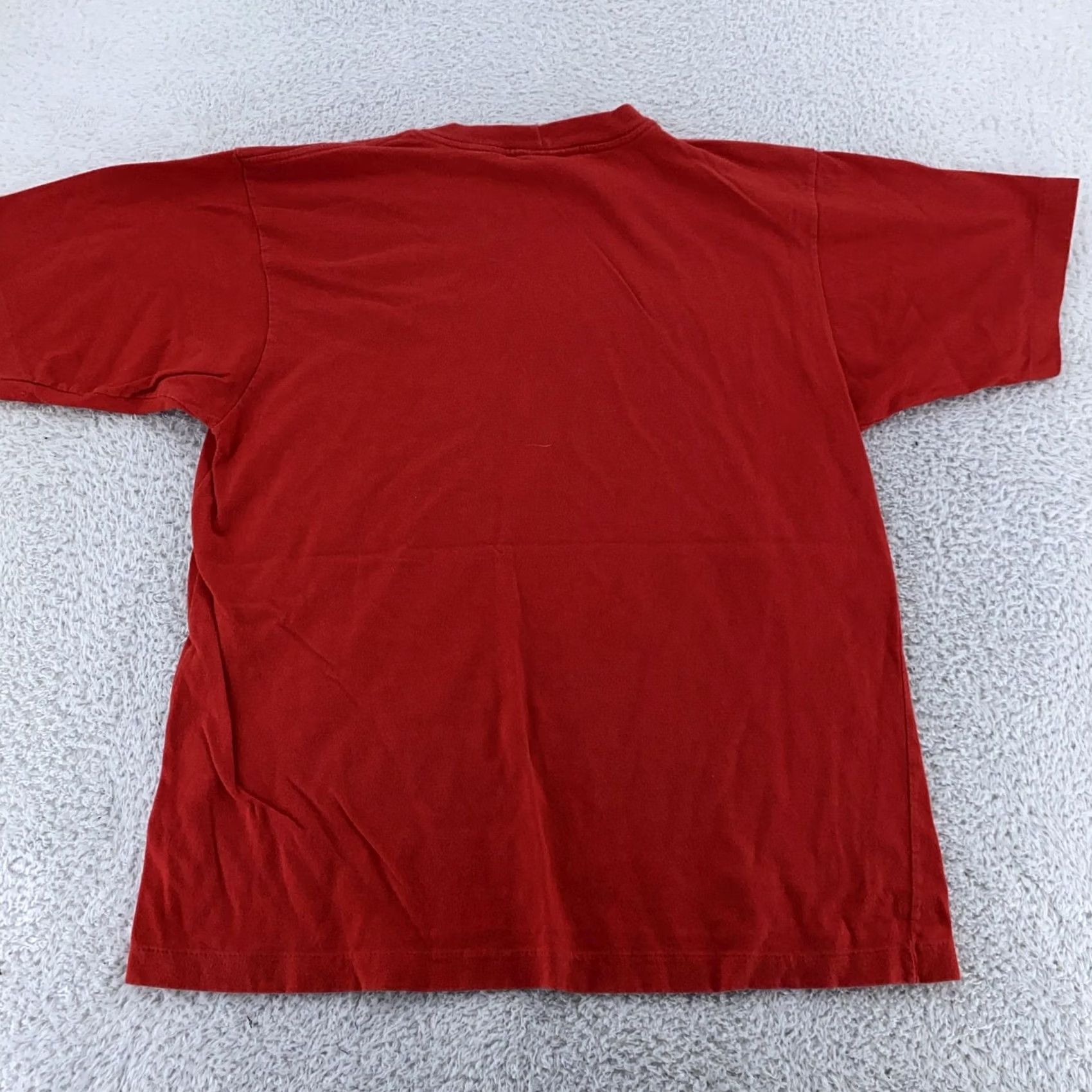 Northern Reflections VINTAGE Northern Reflections Red Pocket Shirt Mens M Short Sleeve Cotton Crew Neck Size US M / EU 48-50 / 2 - 4 Thumbnail