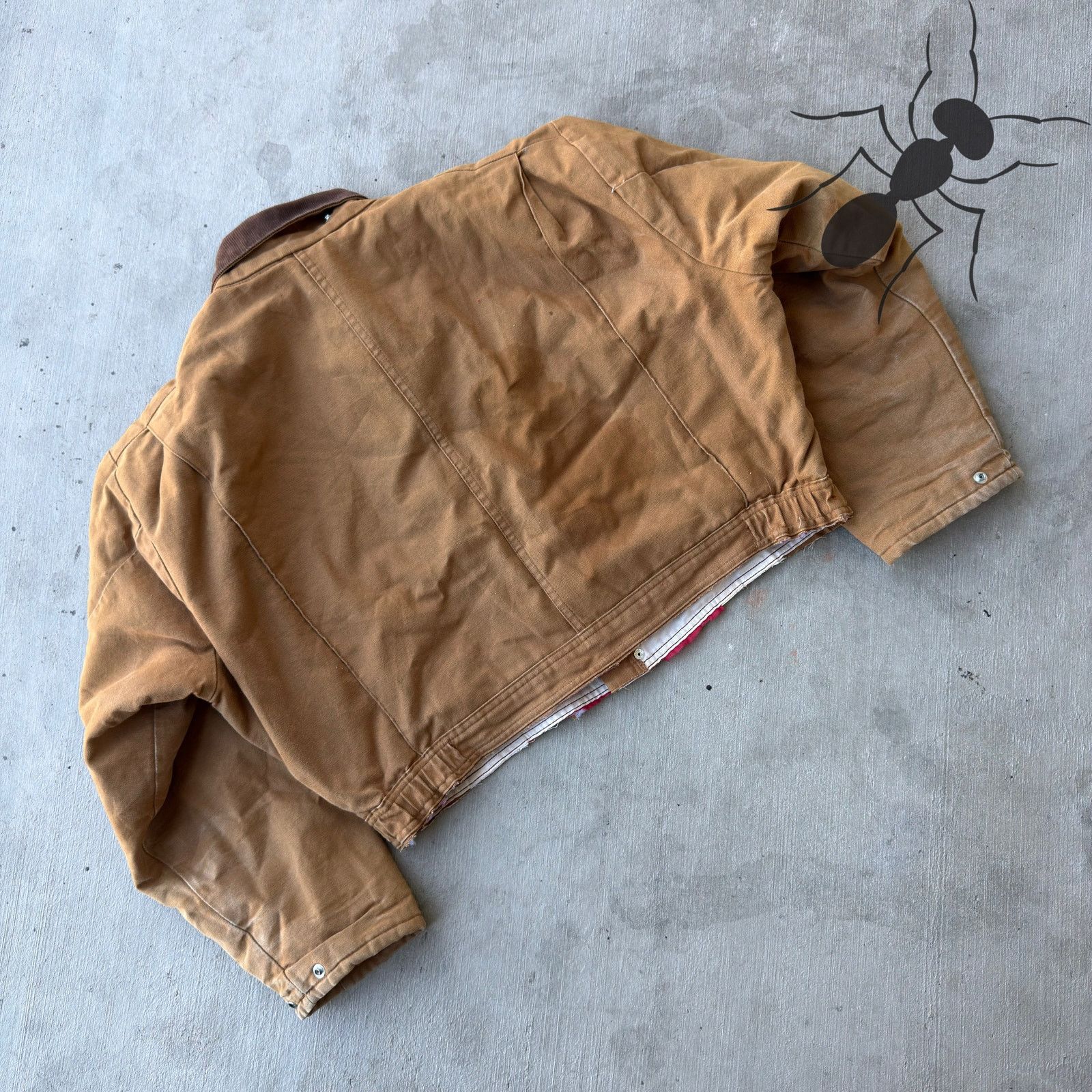 Dickies × Vintage Vintage Y2K dickies brown cropped work wear jacket Size US XL / EU 56 / 4 - 7 Thumbnail