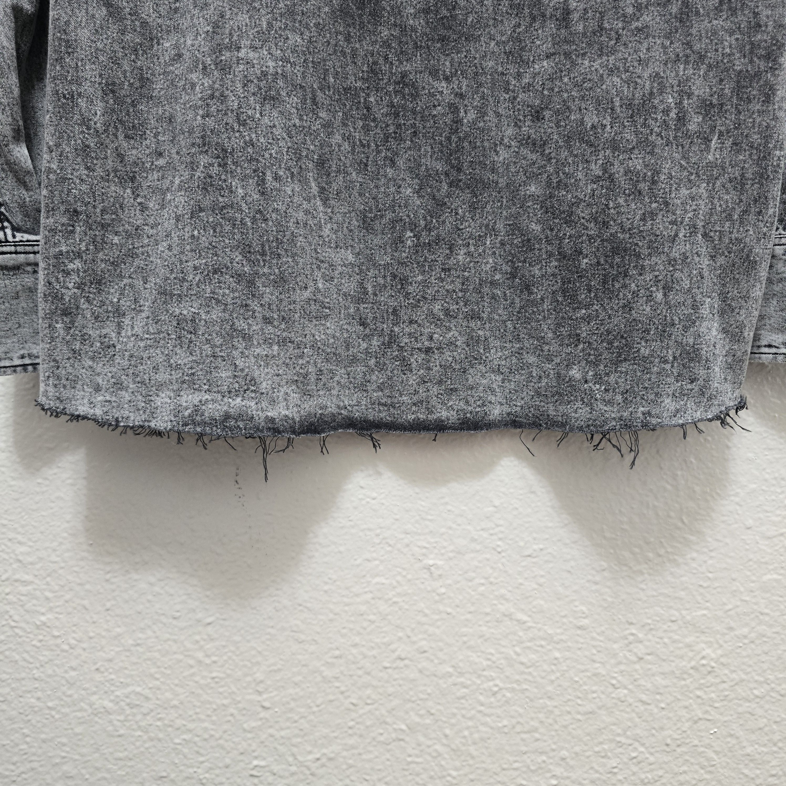 Saint Laurent Paris Acid-Washed Denim Shirt Size US S / EU 44-46 / 1 - 9 Thumbnail