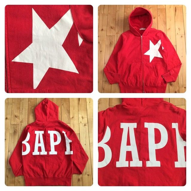 GIANT BAPE STA Zip Hoodie a bathing ape star NIGO
