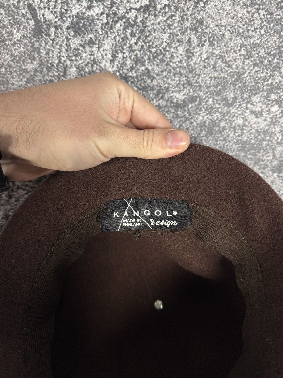 Kangol Vintage Kangol Design Wool Fedora Hat With Feather England Size 28 - 7 Thumbnail