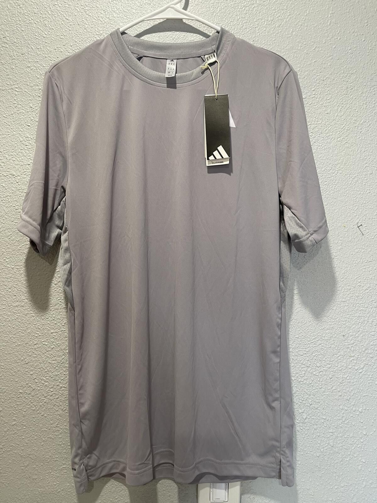 Adidas Adidas Men's Athletic Shirt Size L Gray New with Tags Size US L / EU 52-54 / 3 - 1 Thumbnail