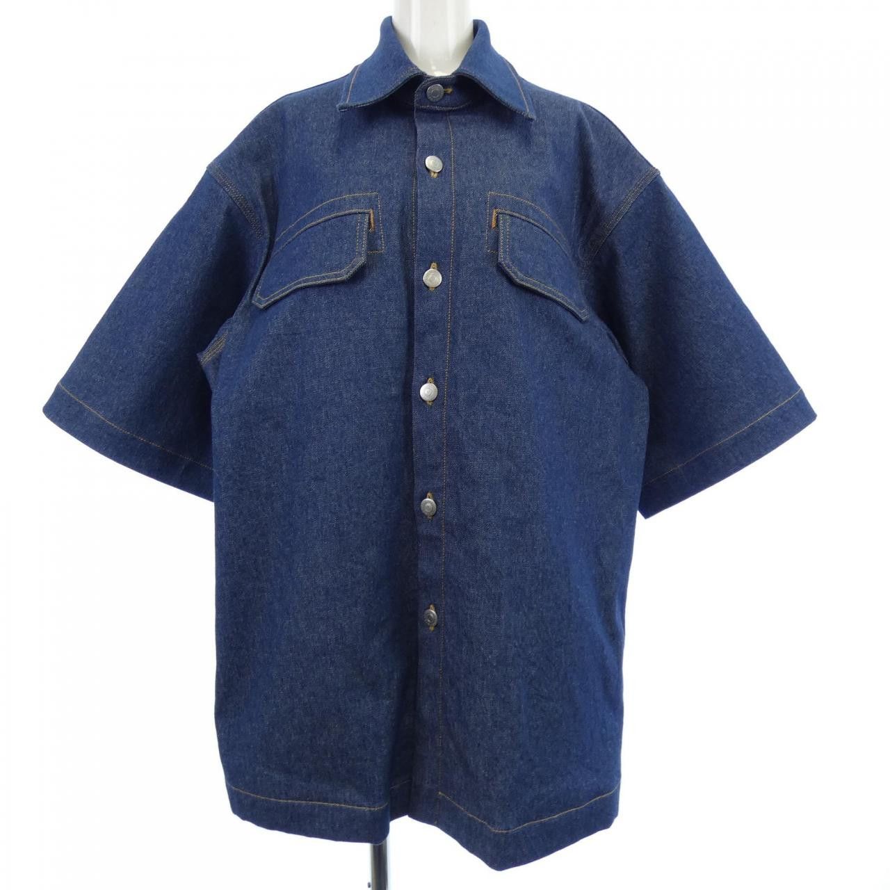 Stella McCartney Stella Mccartney Stella McCartney Denim Jacket Denim Outerwear 6D0389 3SQH20 DUTY FREE for USA Size ONE SIZE - 1 Thumbnail