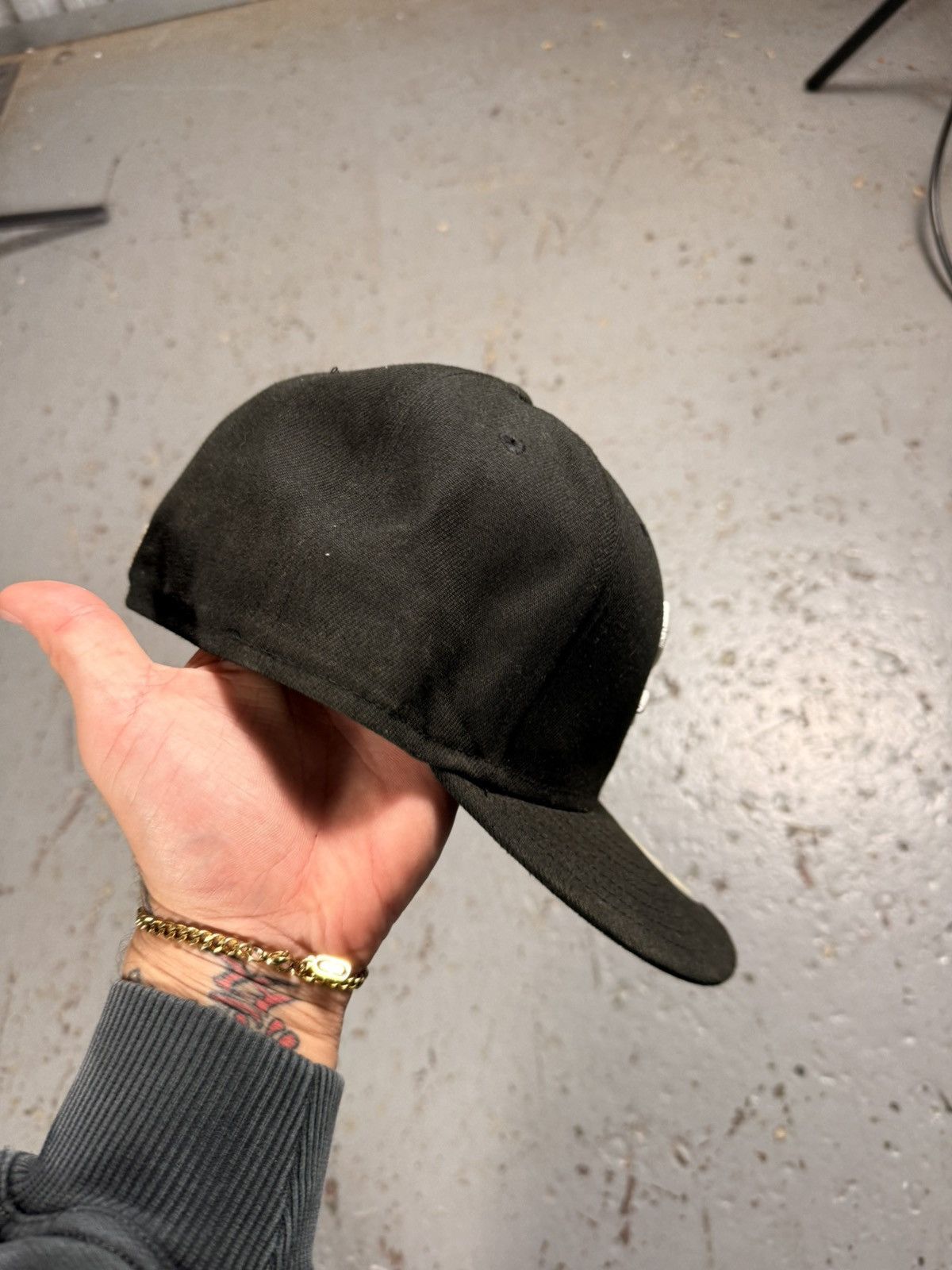 New Era White Sox Classic Black Fitted Size ONE SIZE - 3 Thumbnail