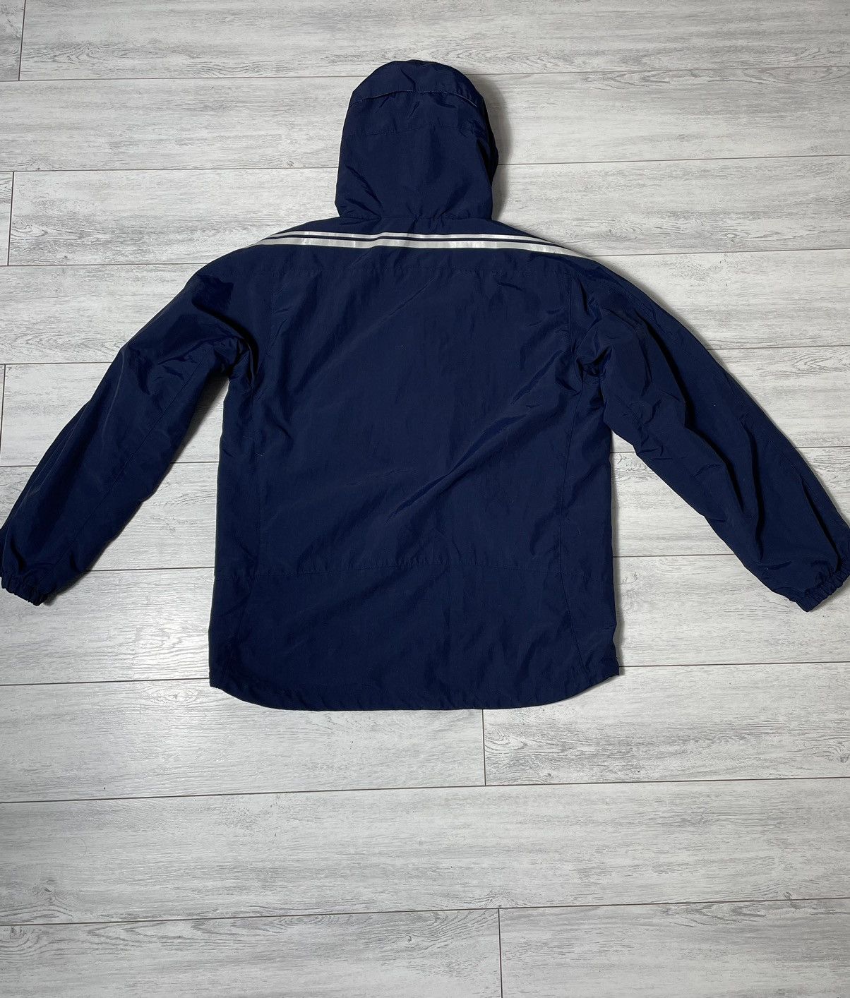 Nike × Vintage 💥Vintage Y2K Nike Nylon Anorak Hooded Jacket Swoosh Logo Size US L / EU 52-54 / 3 - 11 Thumbnail