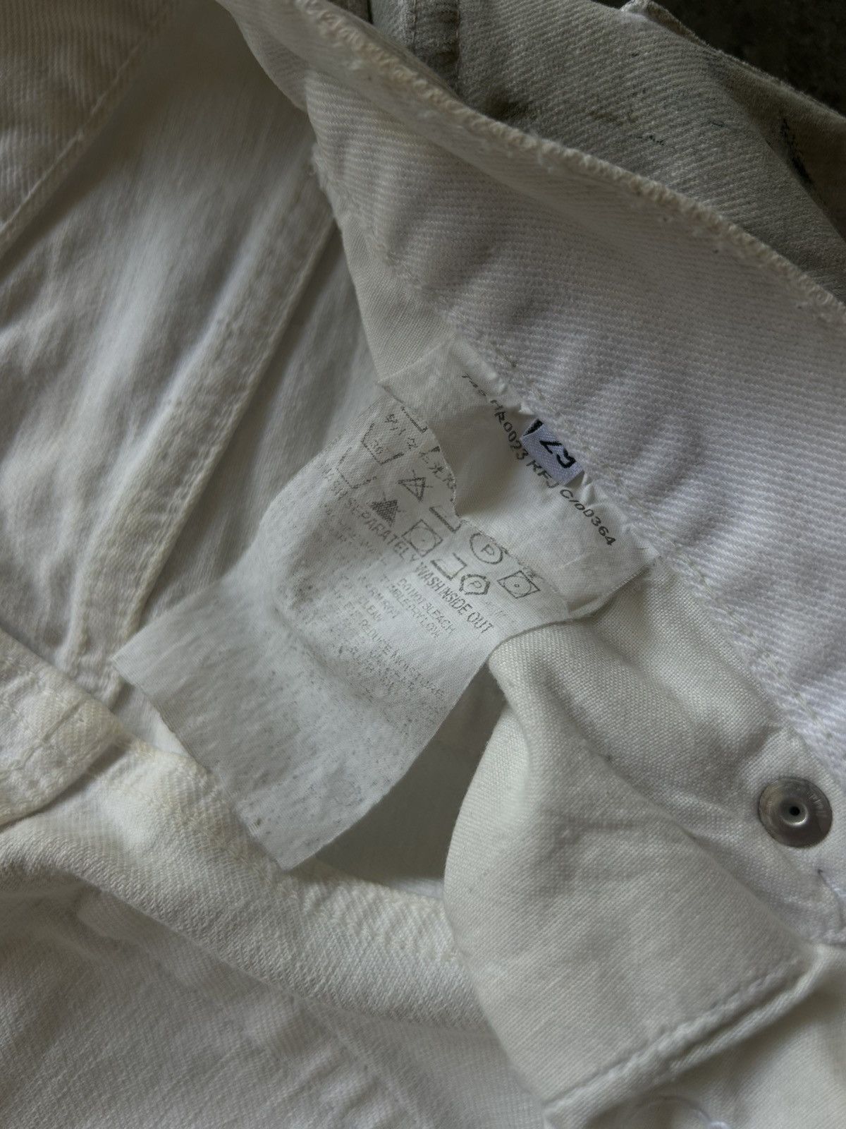 Helmut Lang SS03 Painter Denim Dirty Distressed Size US 29 - 10 Thumbnail