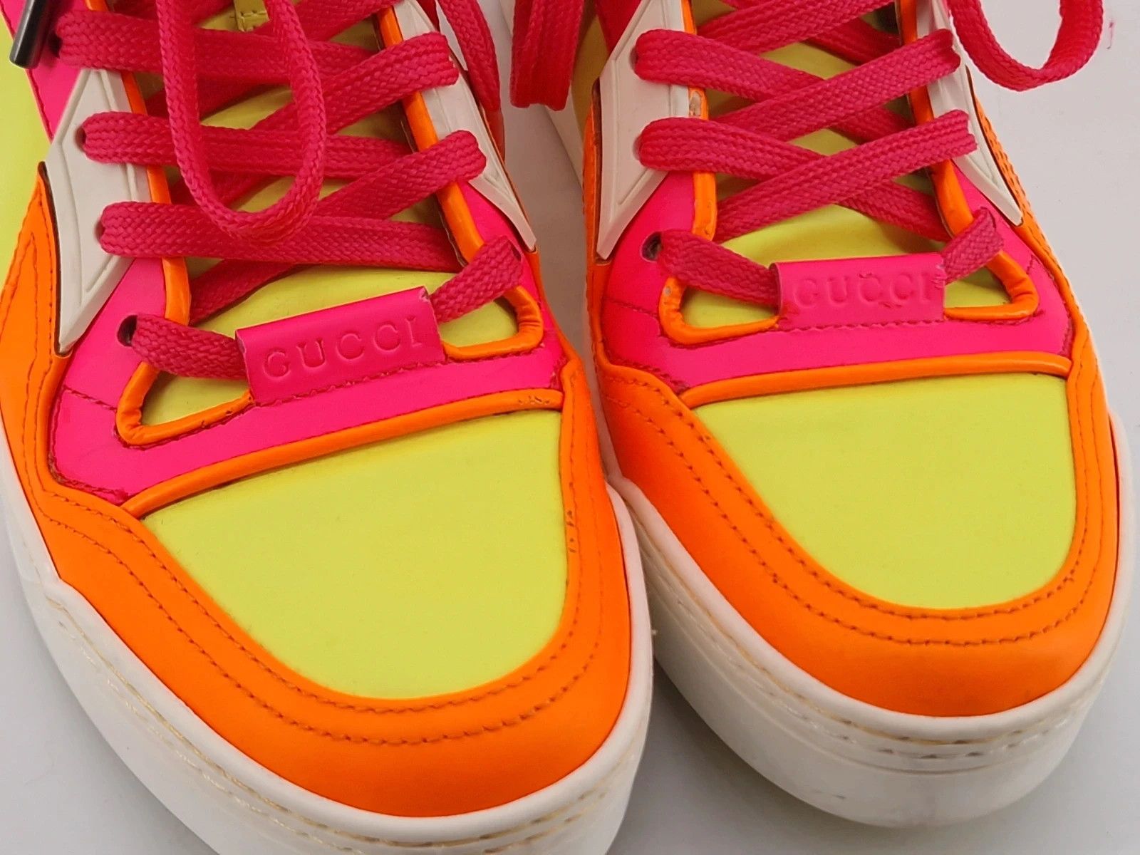 Gucci Gucci Neon Interlocking G Sneakers emo swag Size US 6 / IT 36 - 6 Thumbnail
