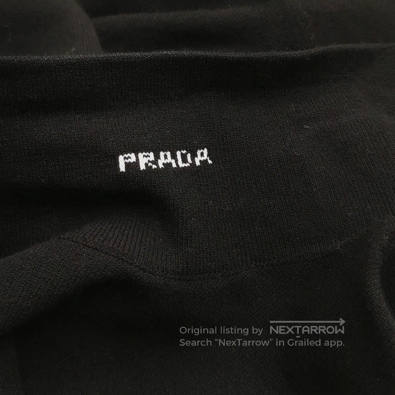 Prada Prada High Neck Hole Detail Long Sleeve Dress . Size S / US 4 / IT 40 - 3 Thumbnail