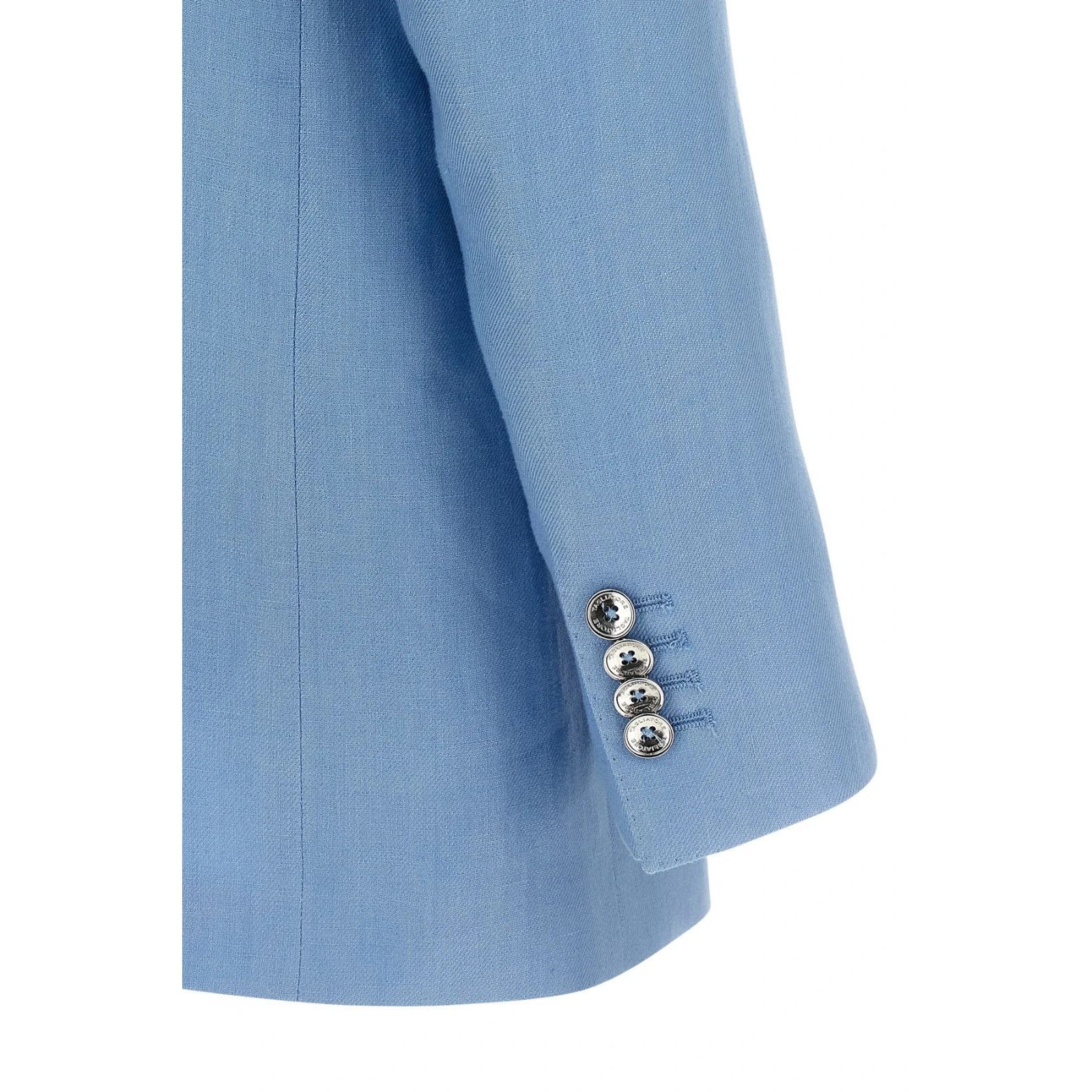 Tagliatore TAGLIATORE Bertha Blue Linen Blazer Jacket New & Authentic ( Size S / US 4 / IT 40 - 4 Thumbnail