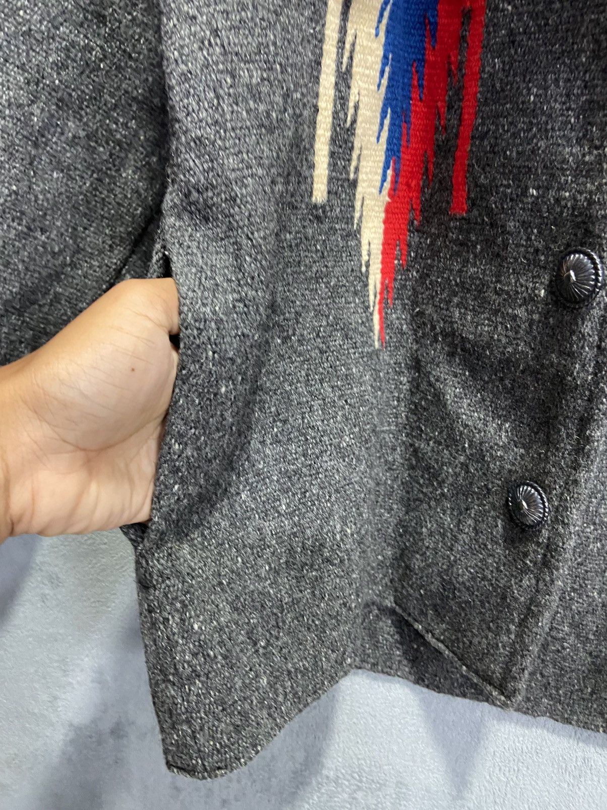 Vintage Vintage Chimayo Centinela Traditional Arts wool Jacket Size US M / EU 48-50 / 2 - 6 Thumbnail