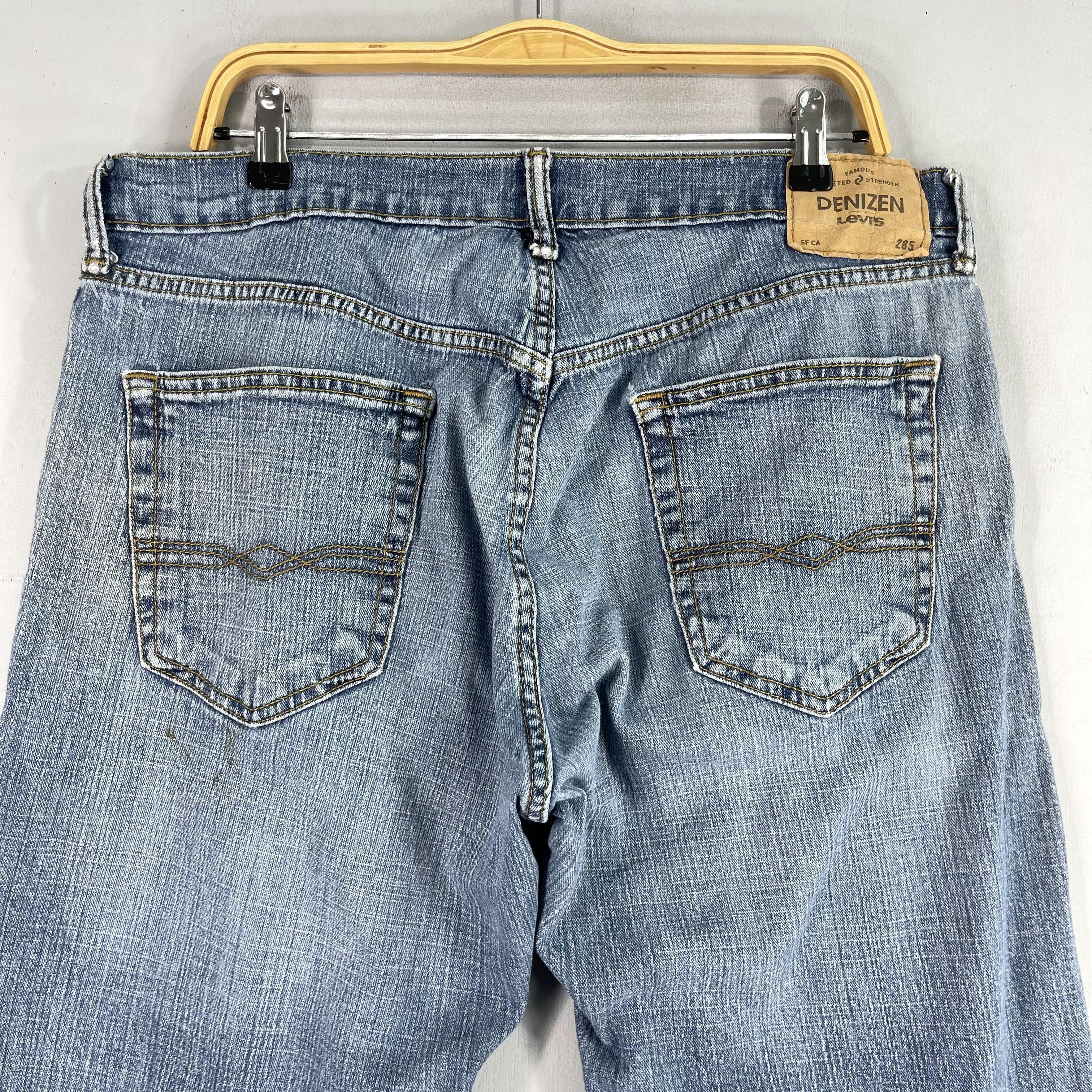 Levi's Size 37 Vintage Levis 285 Denizen Distressed Dirty Jeans Size US 37 - 7 Thumbnail
