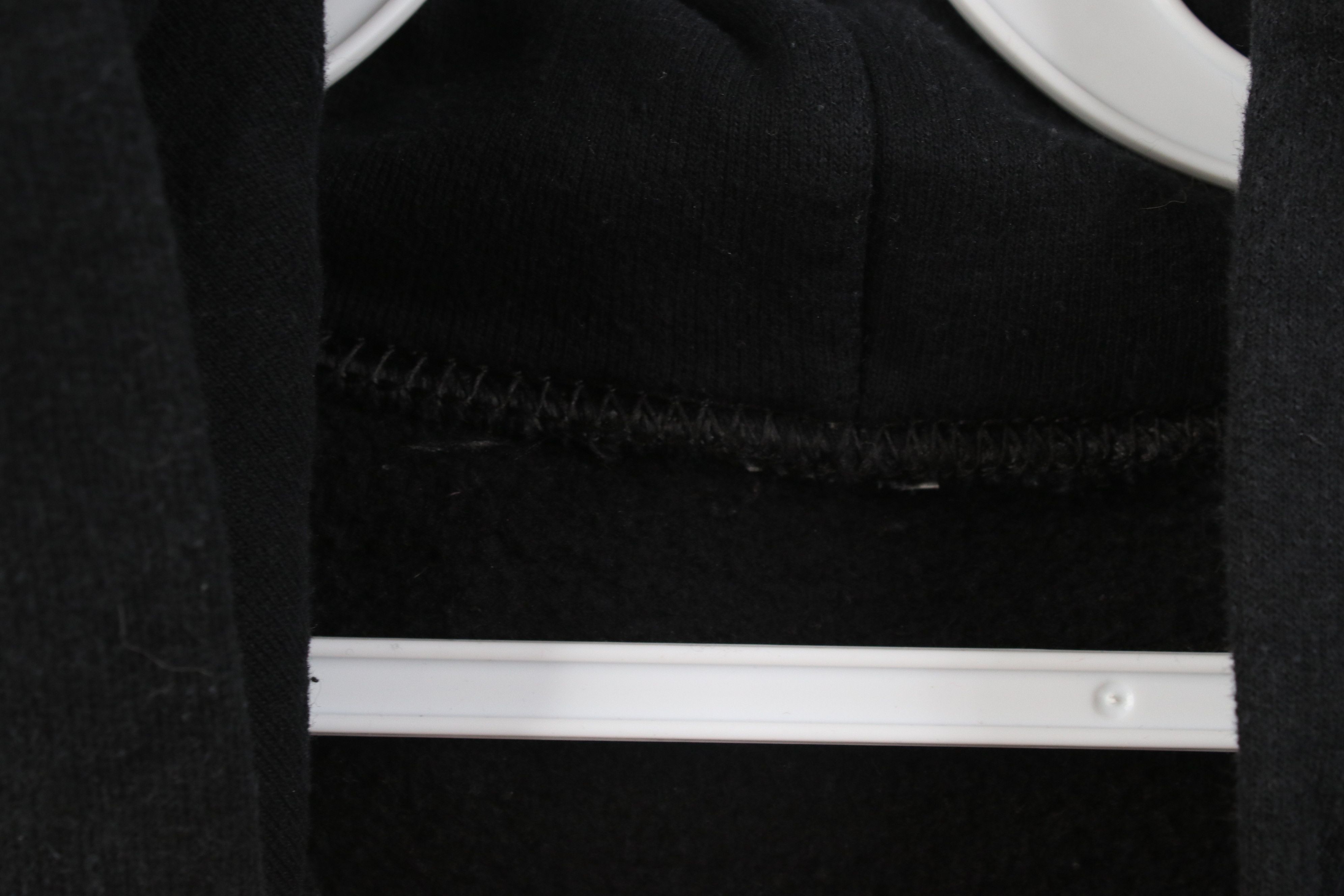 Vintage Vintage 90s Y2K Streetwear Blank Hoodie Sweatshirt Black Size M / US 6-8 / IT 42-44 - 6 Thumbnail