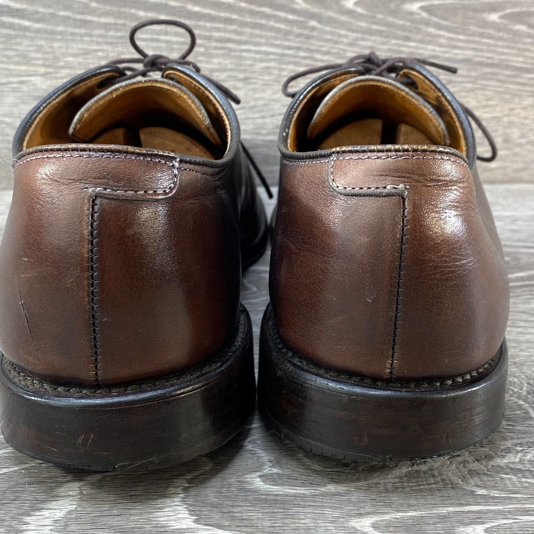 Allen Edmonds Allen Edmonds DELRAY Dress Oxford Brown Leather Mens 9.5 D Size US 10 / EU 43 - 6 Thumbnail