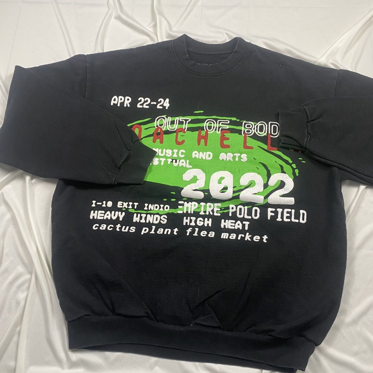Cactus Plant Flea Market 2022 Coachella Festival Tour Crewneck Size US XL / EU 56 / 4 - 4 Thumbnail