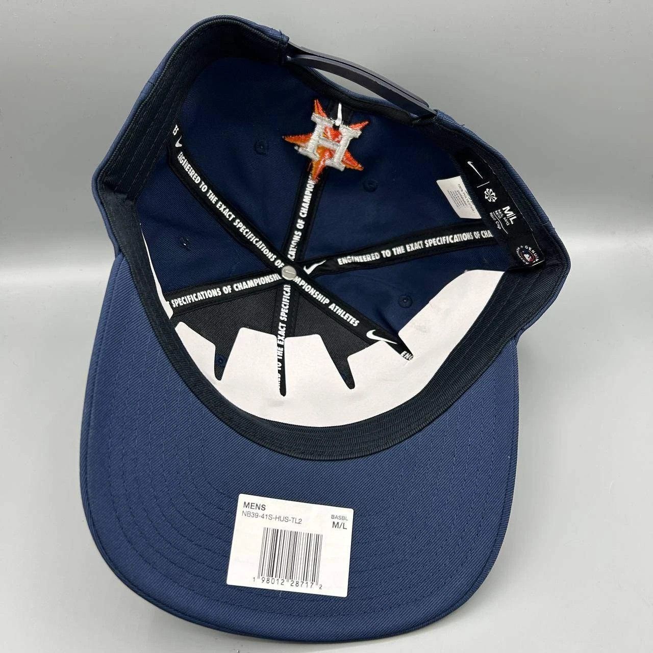 Nike Houston Astros x Nike Rise Hat Men M-L Strap Back Cap New Size ONE SIZE - 2 Thumbnail