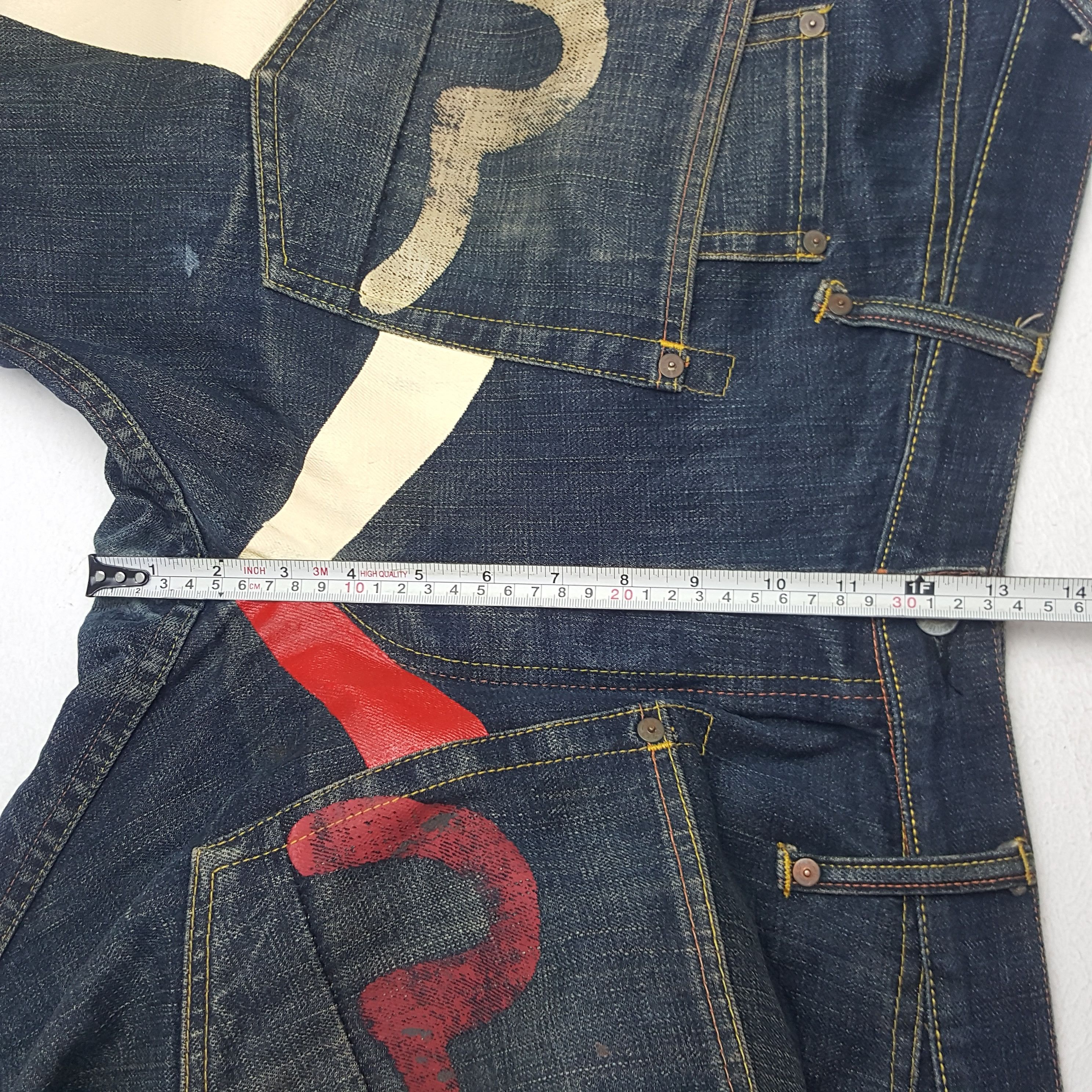 Evisu × Vintage Vintage Evisu Japan Selvedge Style Custom Daicock Denim Size US 36 / EU 52 - 8 Thumbnail