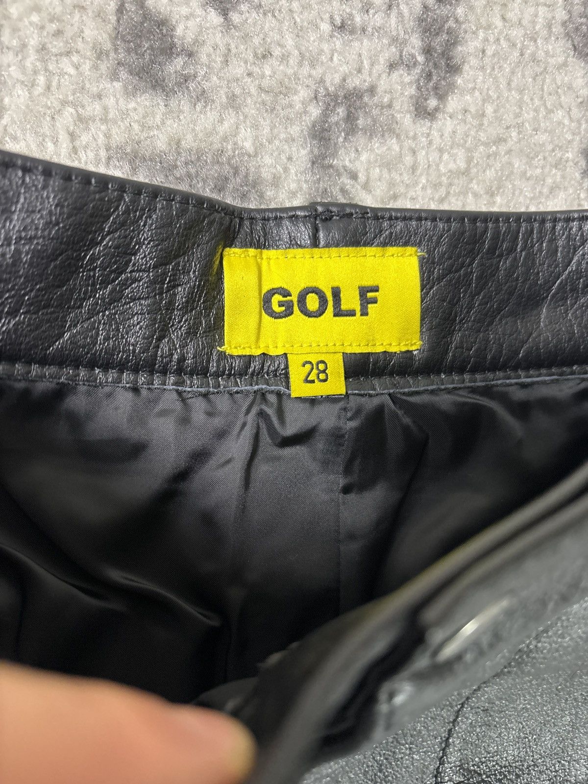 Golf Wang GOLF WANG LEATHER MOTOCROSS PANTS Size US 28 / EU 44 - 3 Thumbnail