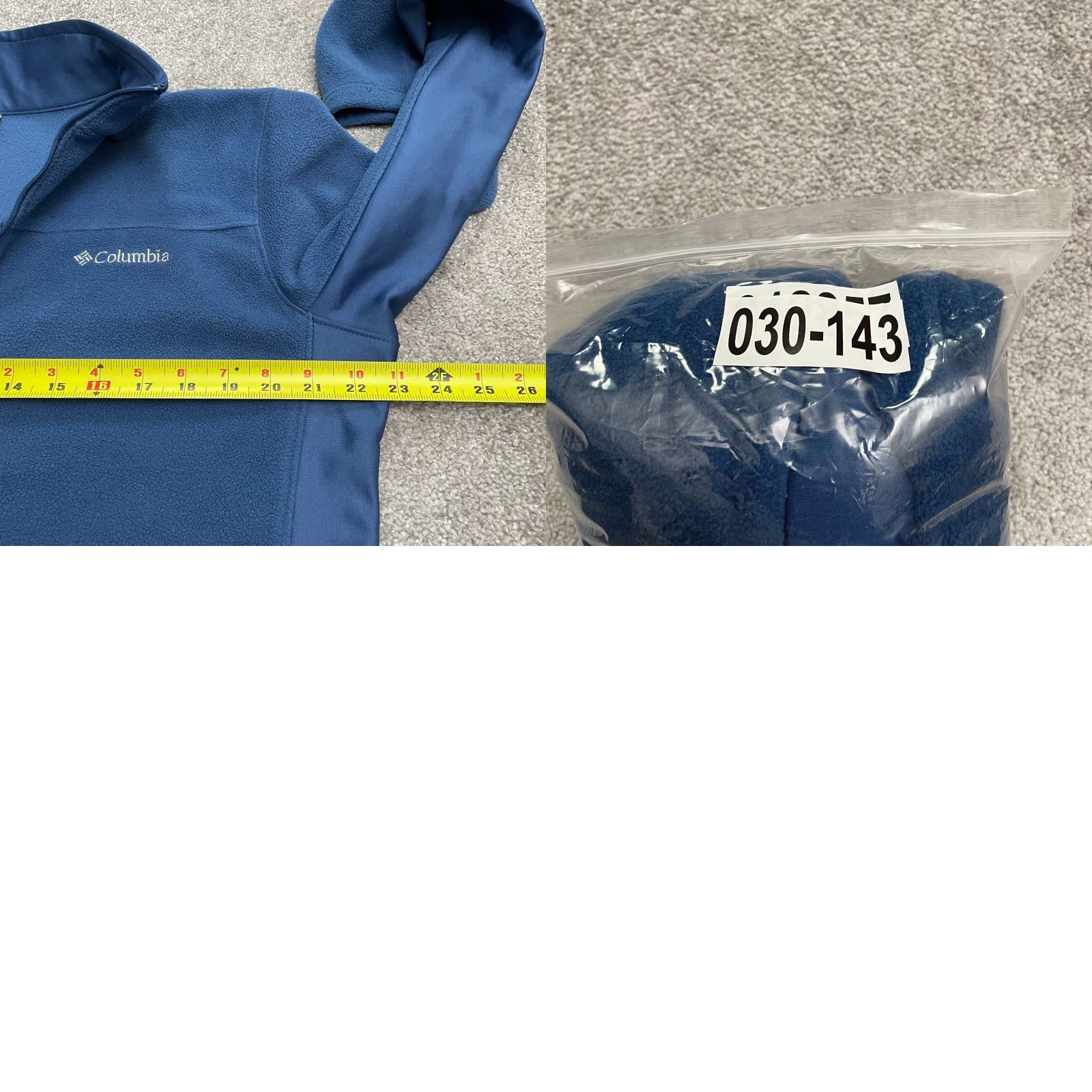 Vintage Columbia Overlay Jacket Mens Medium Blue Fleece 1/2 Zip Outdoor All Seasons Hiking Size US M / EU 48-50 / 2 - 8 Thumbnail