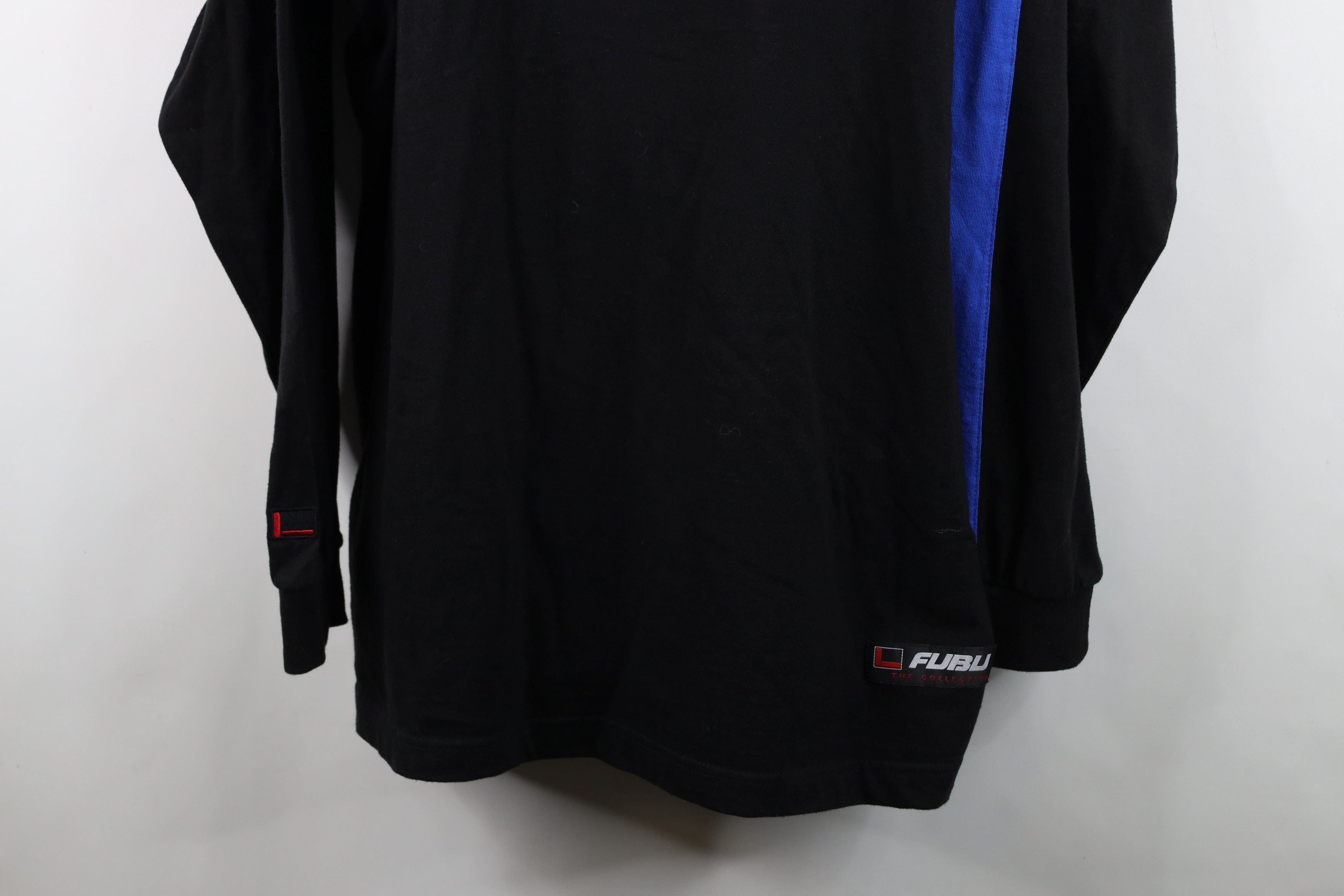 Fubu Vintage 90s FUBU Snowflake Fit Turtleneck T-Shirt Black Size US XXL / EU 58 / 5 - 3 Thumbnail