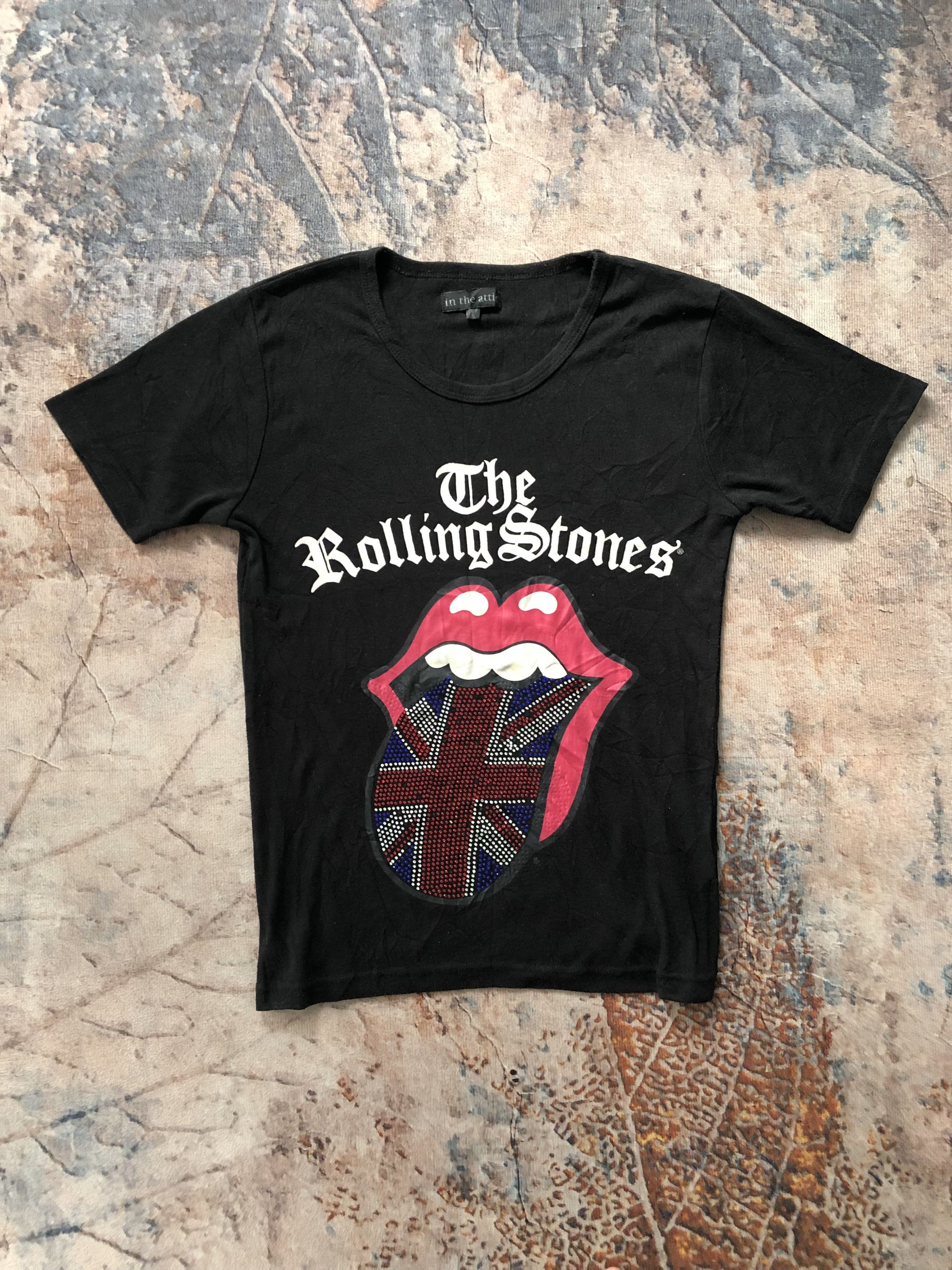 Hysteric Glamour Japan In the attic x rolling stone band Big Logo Tshirt Tee Size US L / EU 52-54 / 3 - 1 Thumbnail