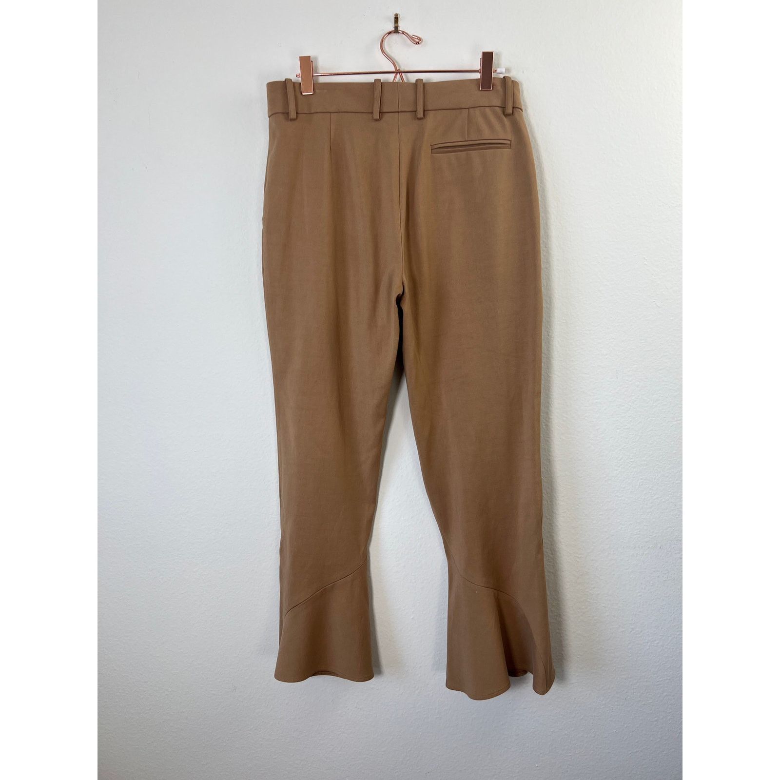 Sies Marjan Sies Marjan Camel Kick Flare Crop Pants 4 Size 27" / US 4 / IT 40 - 2 Thumbnail