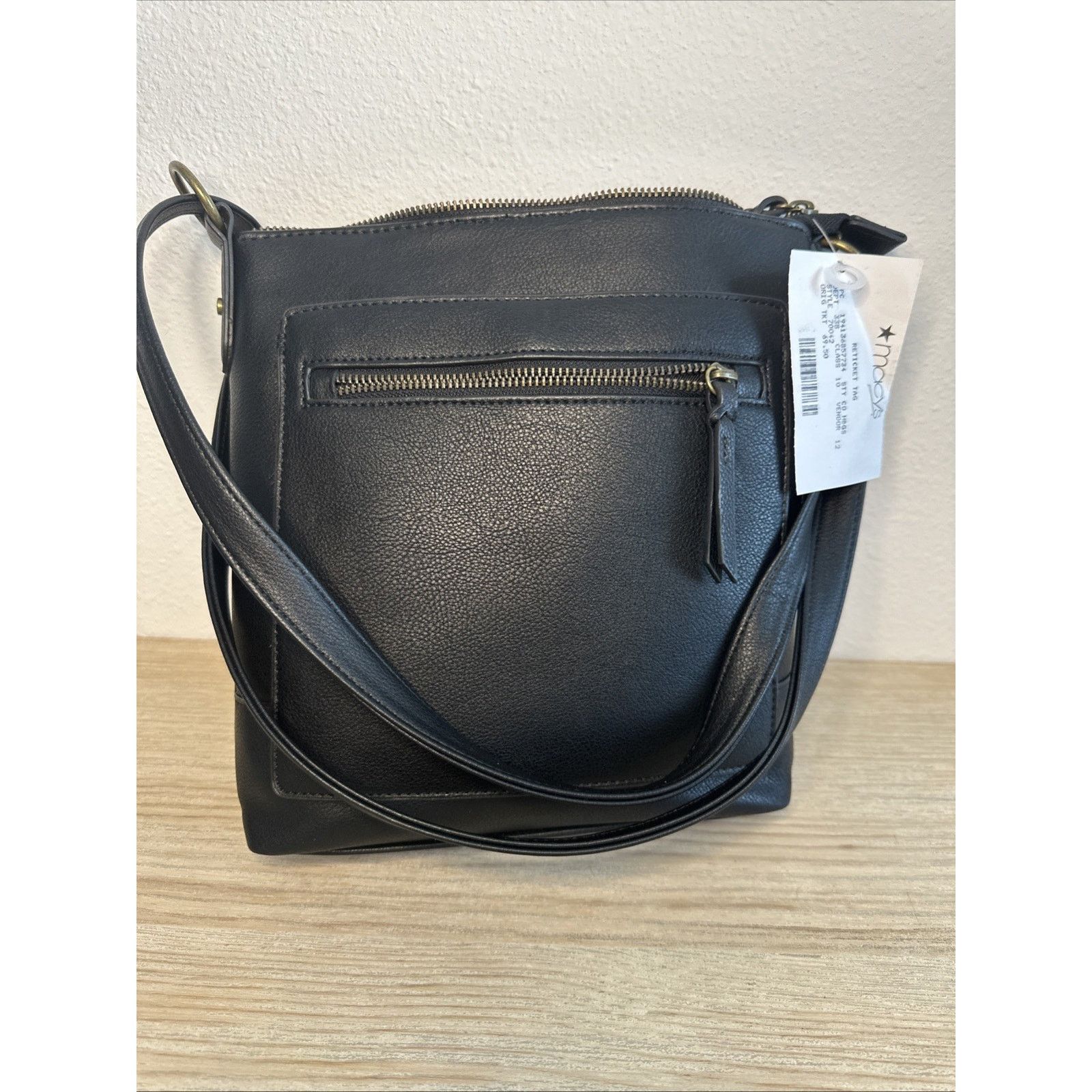 Other Style & Co Slouchy Zip Hobo Bag Black New NWT $69 Size ONE SIZE - 1 Thumbnail