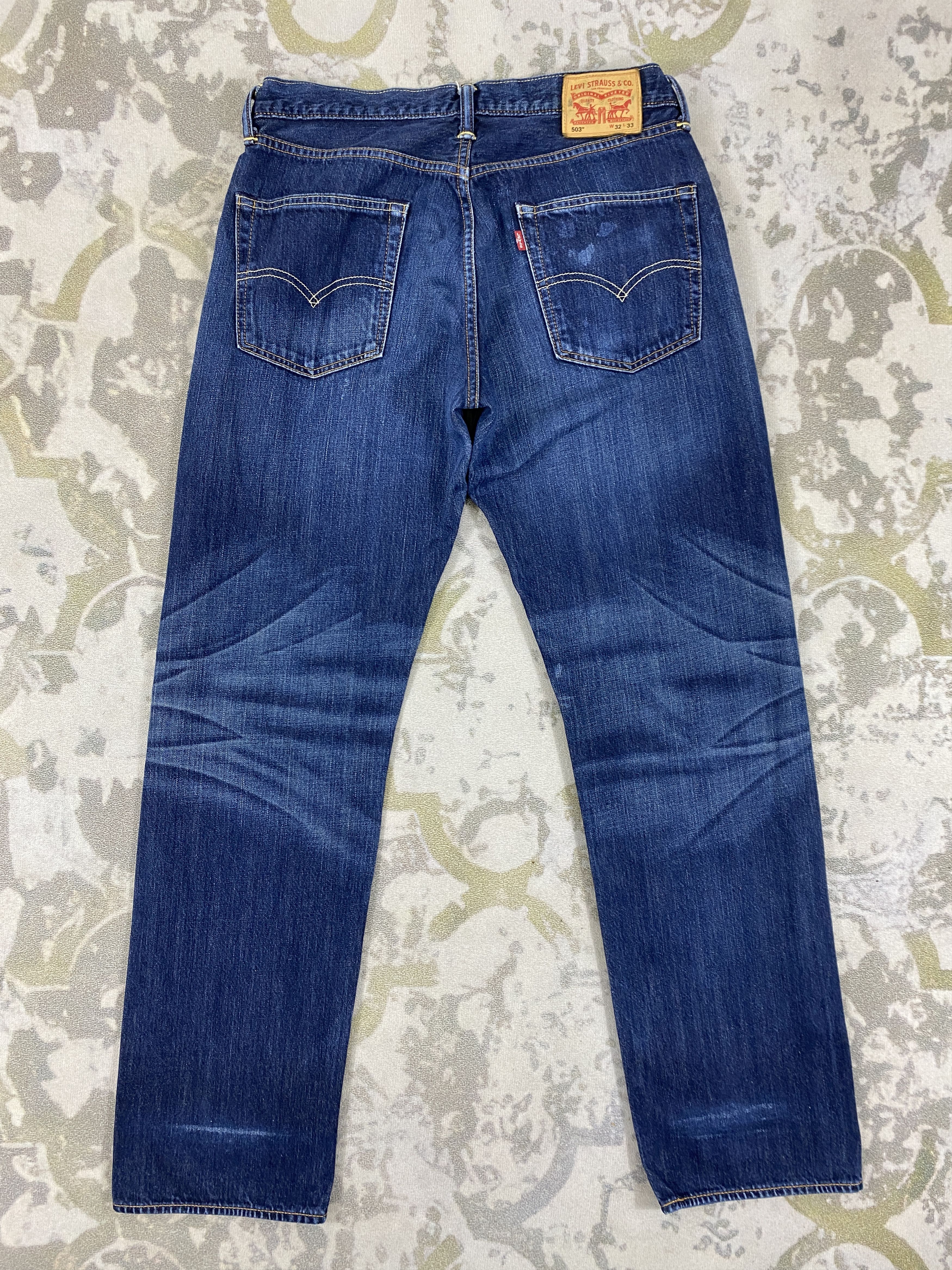 Levi's Distressed Blue Vintage Levi's 503 Jeans 32x32 Denim- JN3552 Size US 32 / EU 48 - 2 Thumbnail