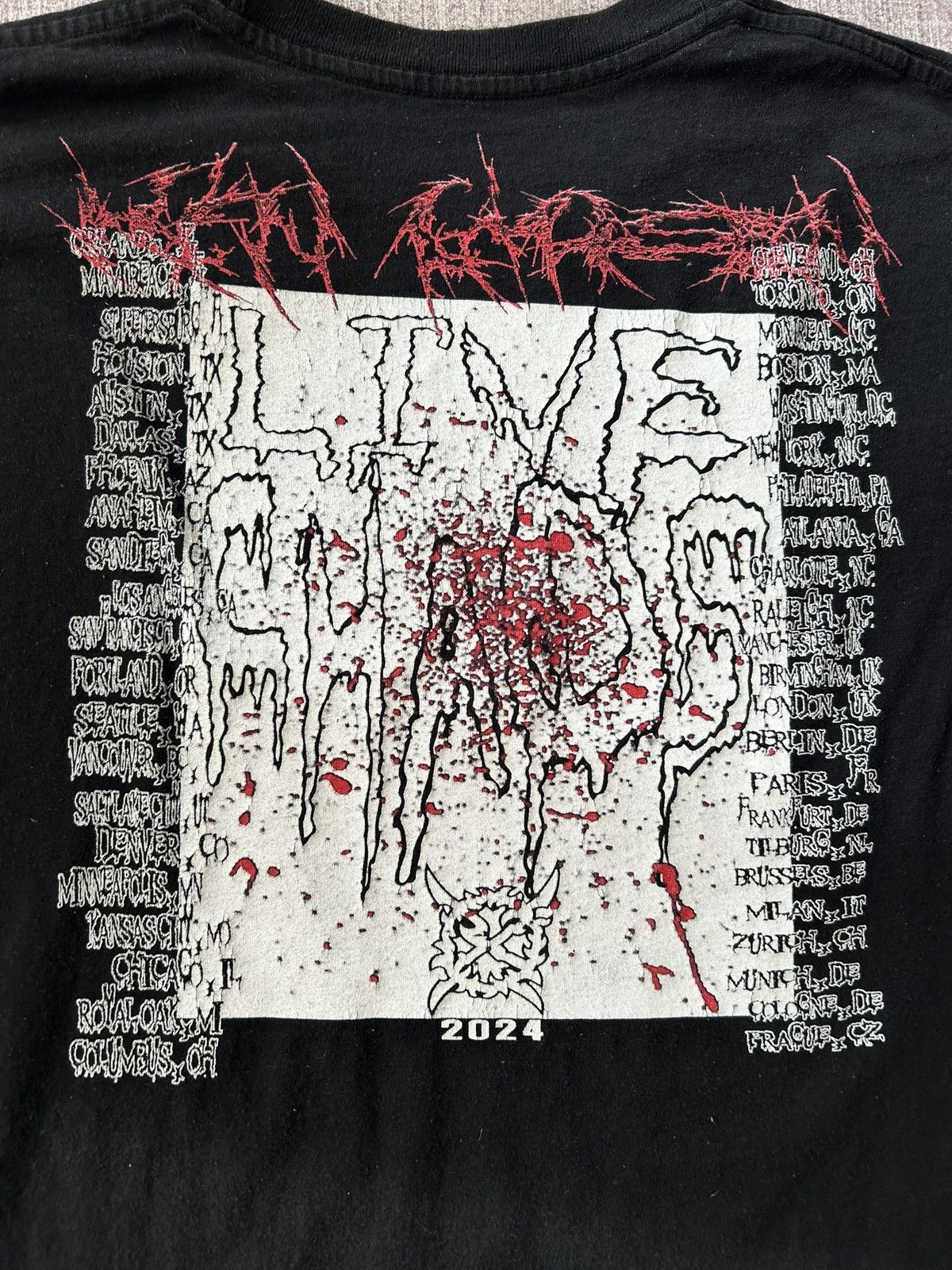 Ken Carson Ken Carson Chaos Tour Merch “If U Scared” Size US M / EU 48-50 / 2 - 3 Thumbnail