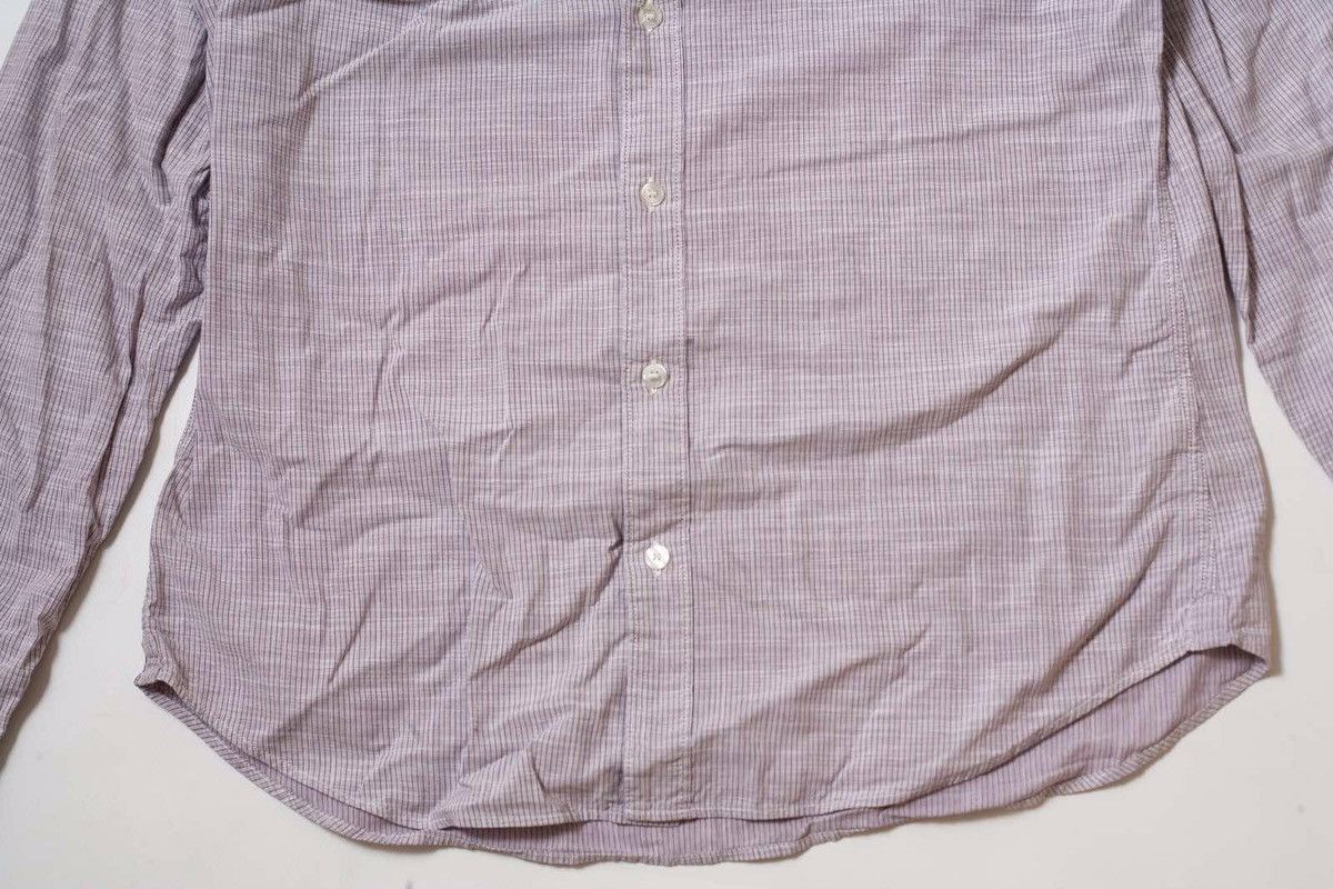 Burberry Burberry Brit Vertical Stripe Logo Cotton Shirt Size US L / EU 52-54 / 3 - 2 Thumbnail