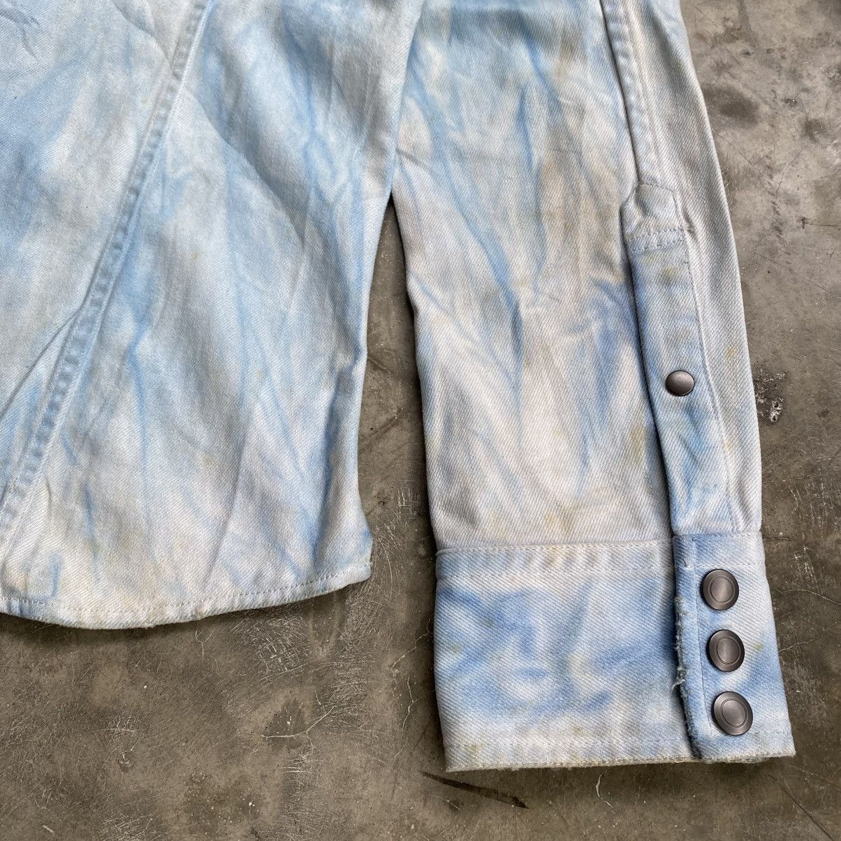 Tornado Mart 2000s Culture Custom Vkei Style Abstract Denim Jacket Size US M / EU 48-50 / 2 - 10 Thumbnail