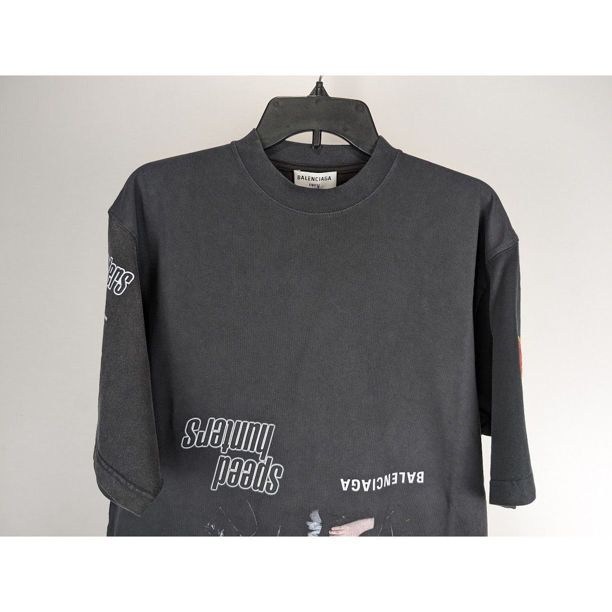 Balenciaga o1rshd1 Speed Hunter Short Sleeve T-Shirt in Black Size US M / EU 48-50 / 2 - 4 Thumbnail