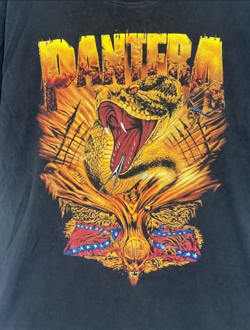 Band Tees × Vintage Vintage Pantera /cobra head/ Oversizes /Metal /Thrash Metal Size US XXL / EU 58 / 5 - 4 Thumbnail