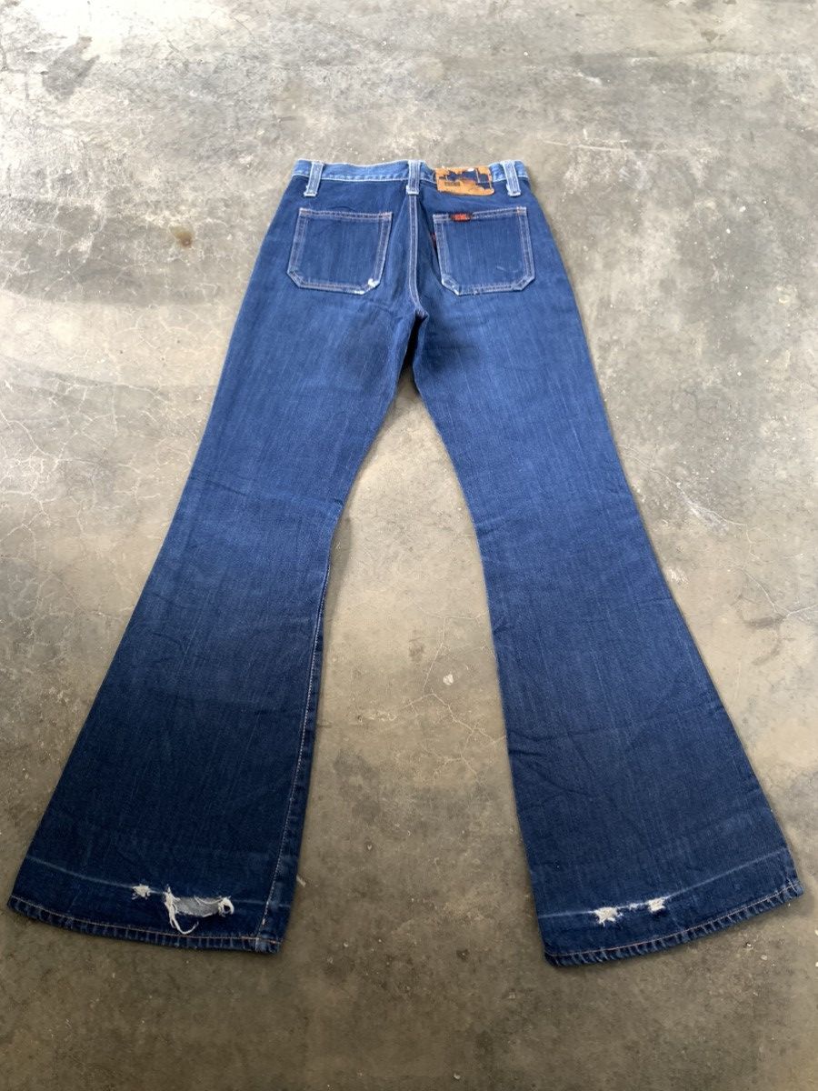 If Six Was Nine Super Flare Jeans Vintage 70's Cosmo USA Jeans Paddy Button Size US 26 / EU 42 - 2 Thumbnail