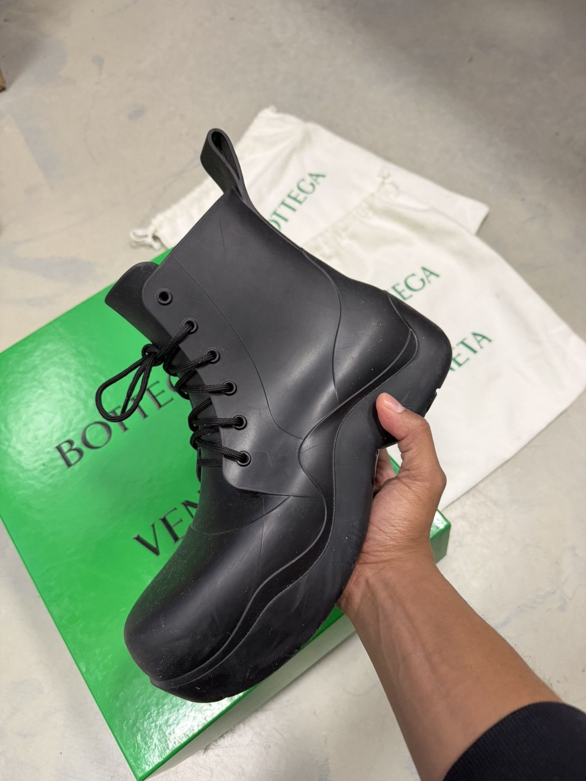 Bottega Veneta Bottega Veneta Puddle Boots Lace Up Size US 10 / EU 43 - 4 Thumbnail