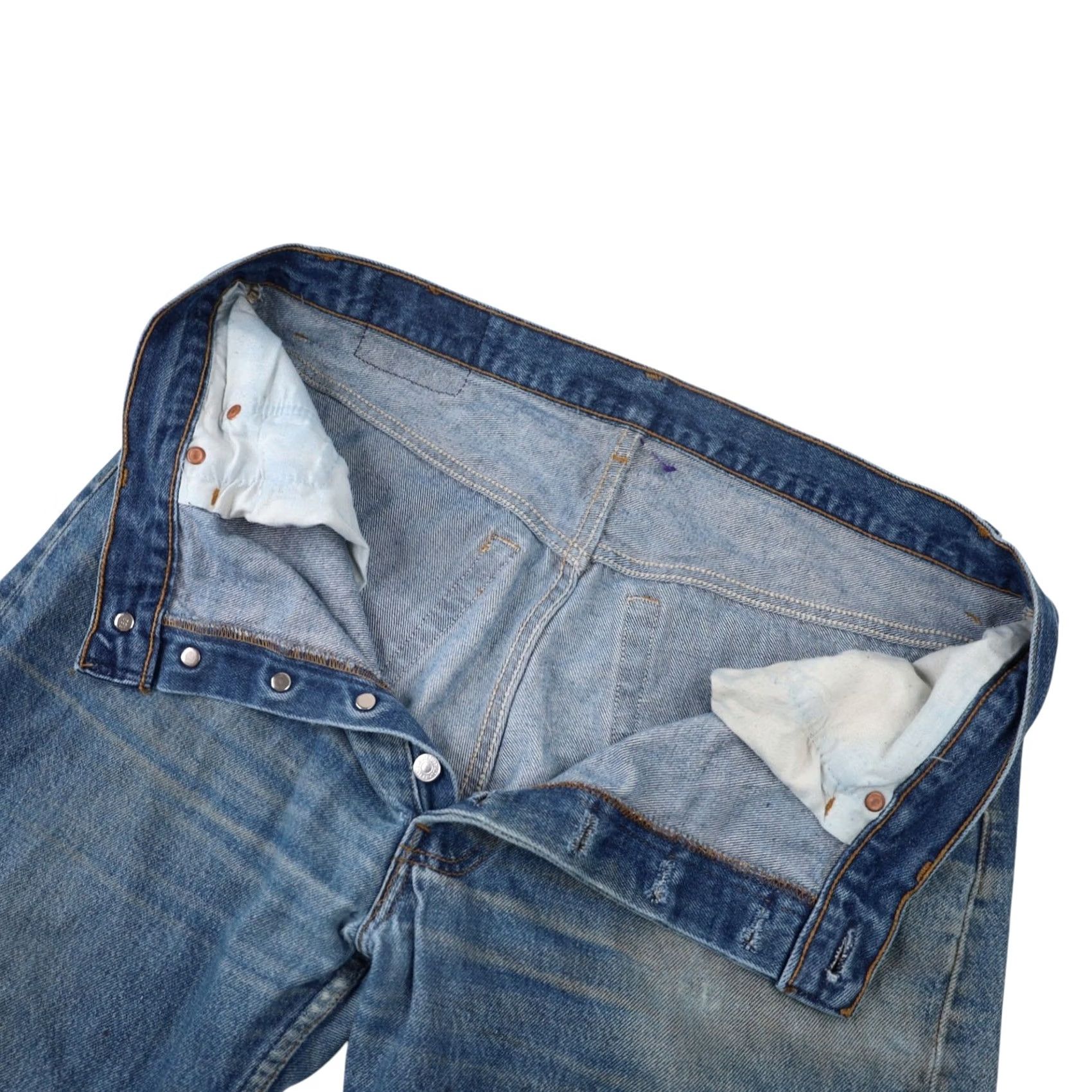 Levi's VINTAGE Levi's 501xx Denim Jeans Blue Mens 38x33 Regular Distressed USA Made Straight 90s? Size US 38 / EU 54 - 6 Thumbnail