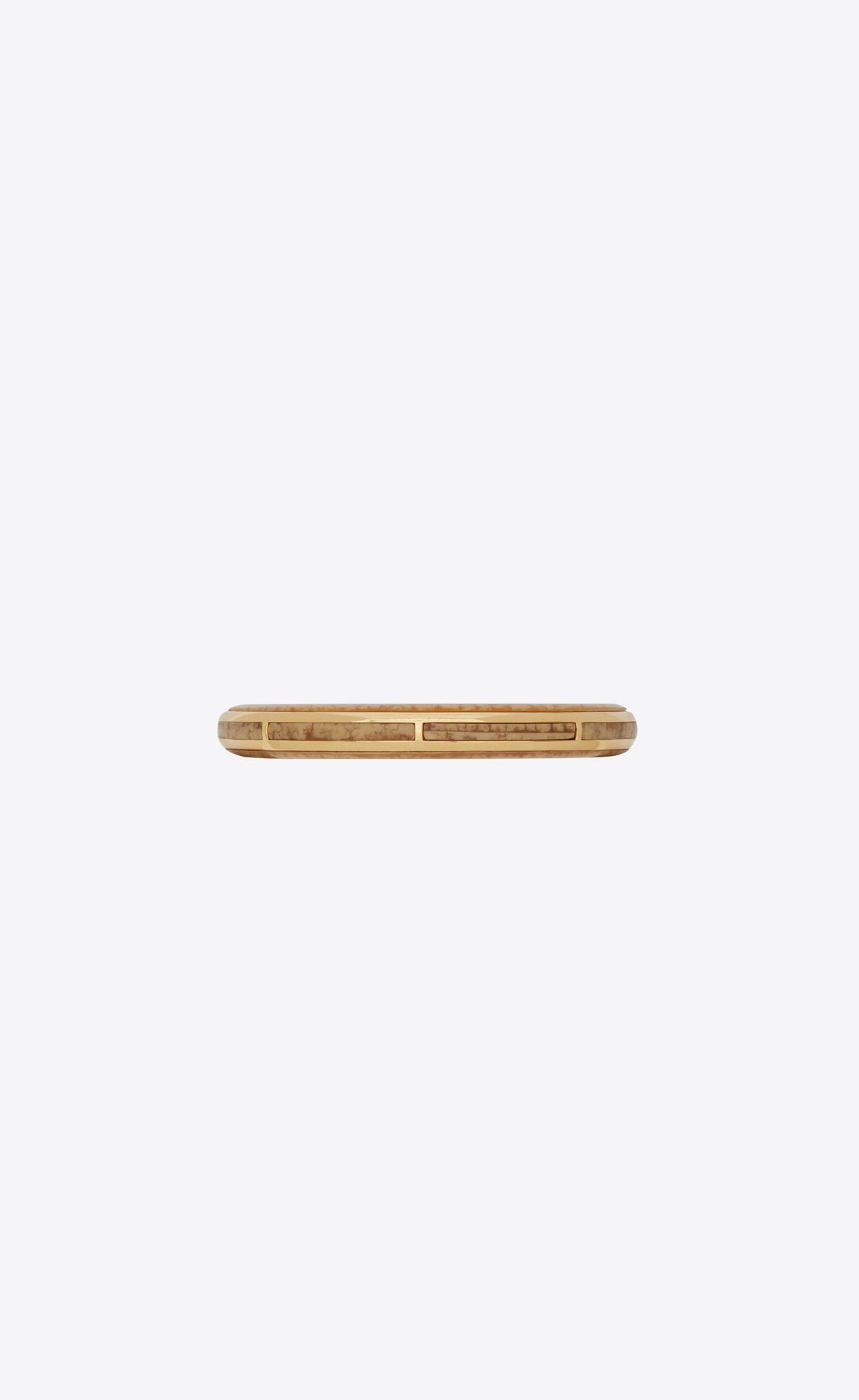 Saint Laurent Paris o1smrcs1224 Size: OS / Zebra Bangle In Metal, Enamel Resin Size ONE SIZE - 3 Thumbnail