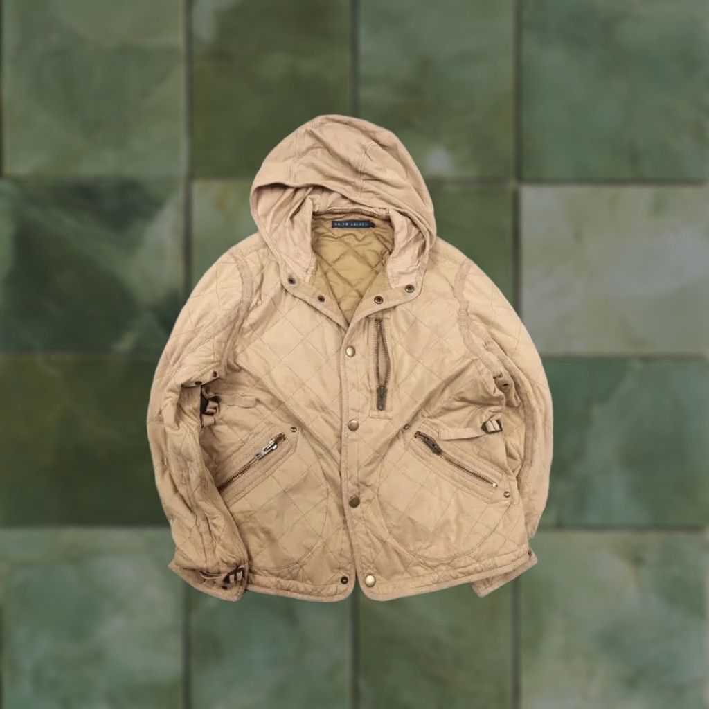 Ralph Lauren VINTAGE Ralph Lauren Quilted Beige Workwear Pocket Hoodie Jacket S Men Beige 90s, Vintage, Quilted, Pocket, Hoodie, Jacket, Beige, Ralph Lauren, 90s Size US S / EU 44-46 / 1 - 1 Thumbnail