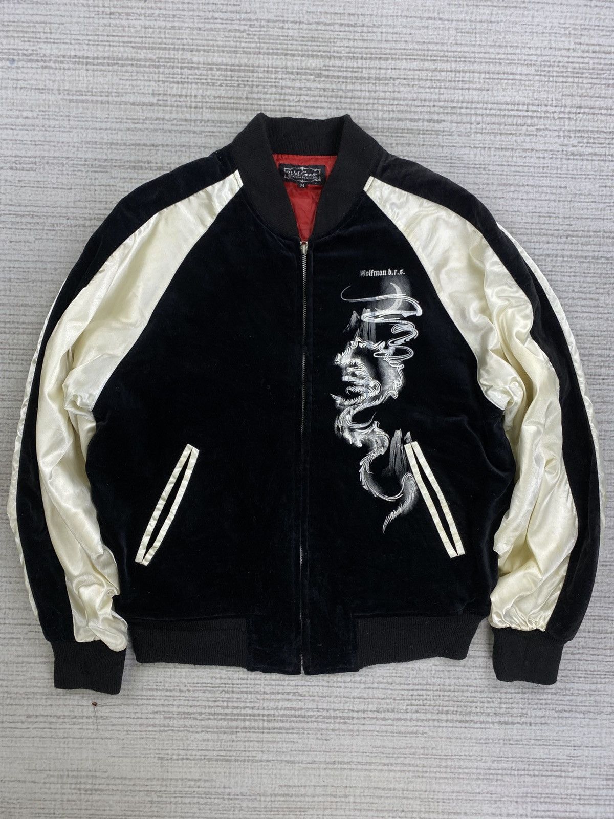Japanese Brand Vintage Wolfman X Dragonfly Japan Sukajan Jacket Size US M / EU 48-50 / 2 - 6 Thumbnail