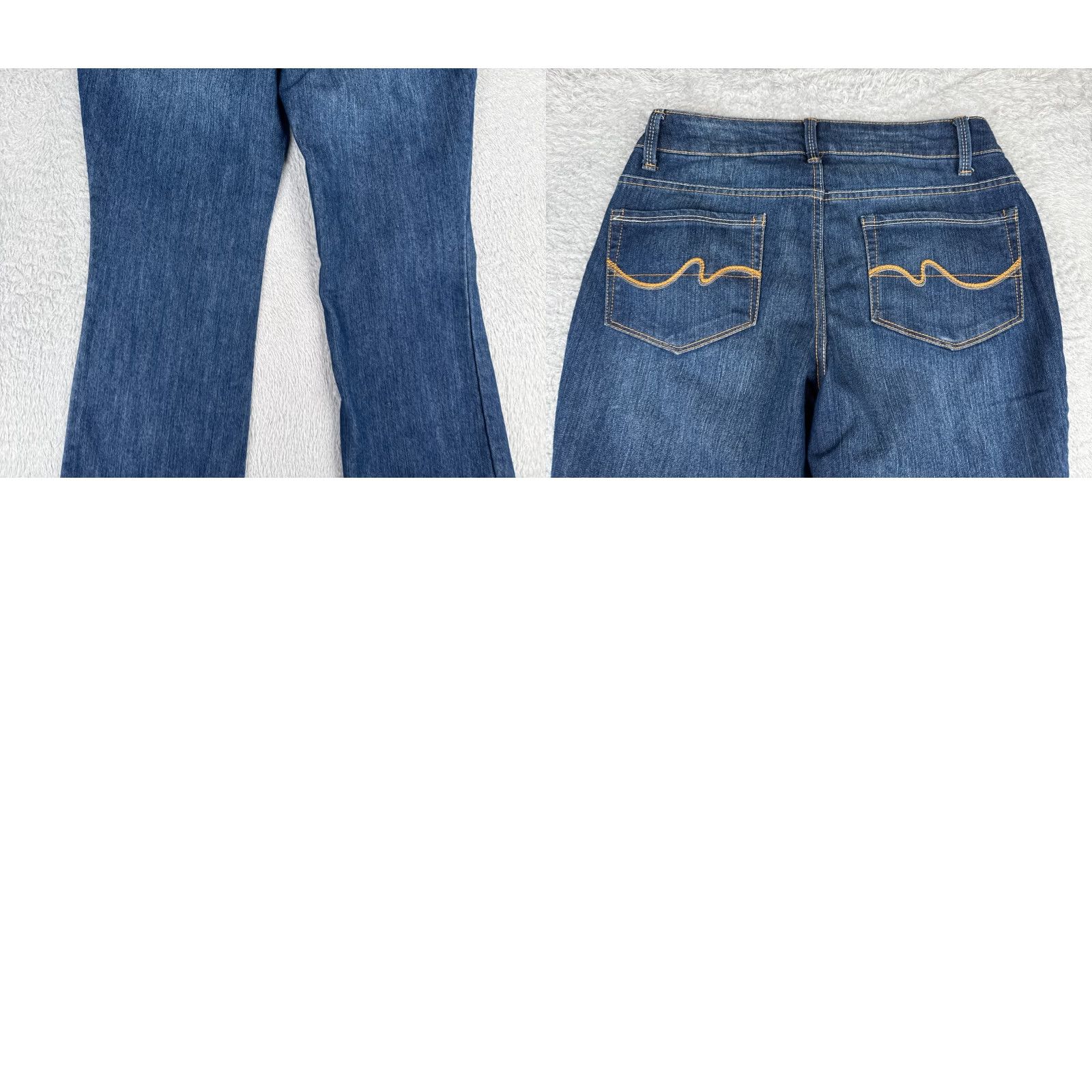 Faded Glory Faded Glory Jeans Women 8 Blue Denim Bootcut Mid Rise Cotton Stretch 28x30 Pants Size 30" / US 8 / IT 44 - 10 Thumbnail