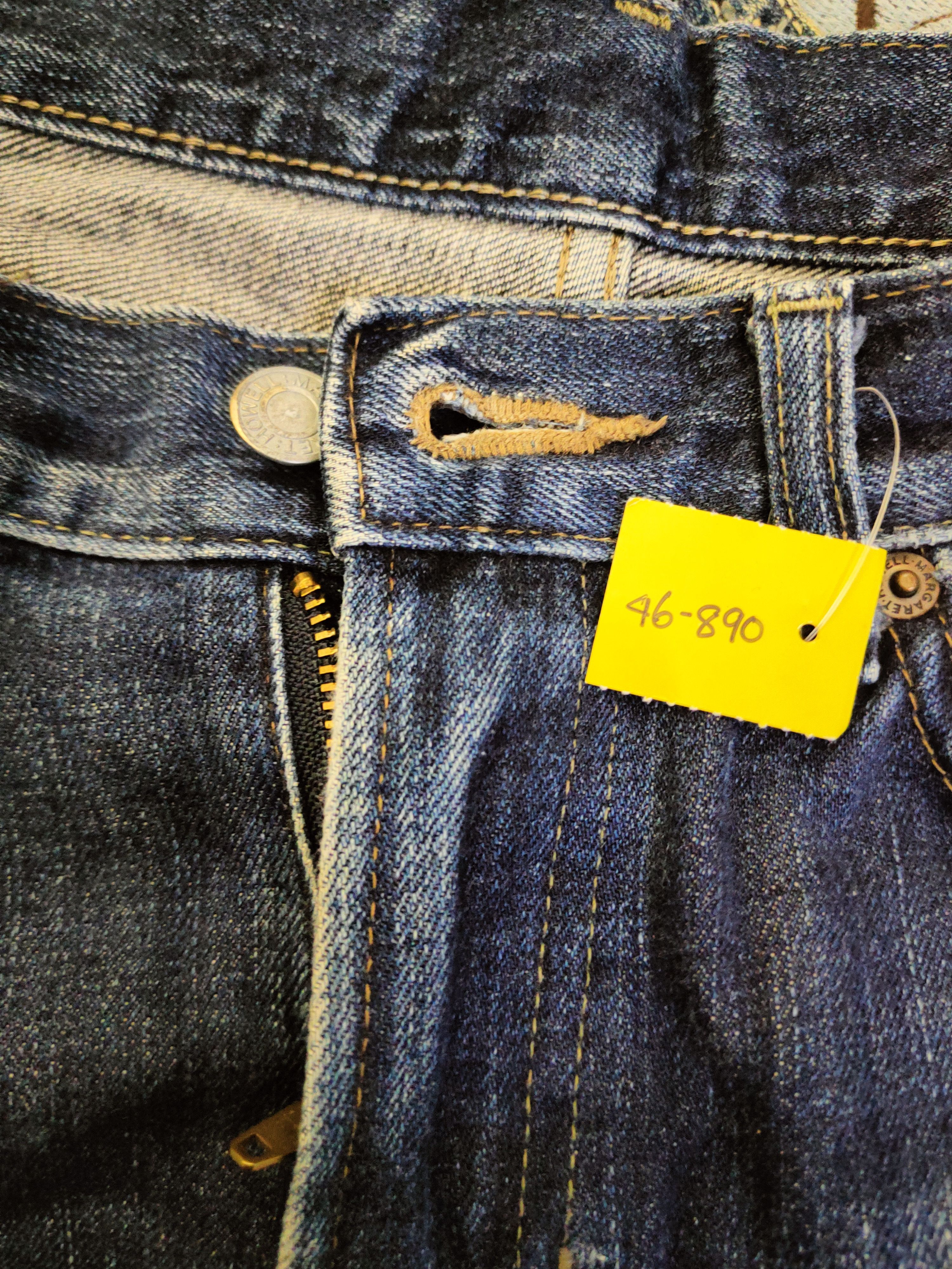 Margaret Howell DL Margaret Howell-Edwin Distressed Ripped Jeans #46-890 Size US 29 - 16 Thumbnail