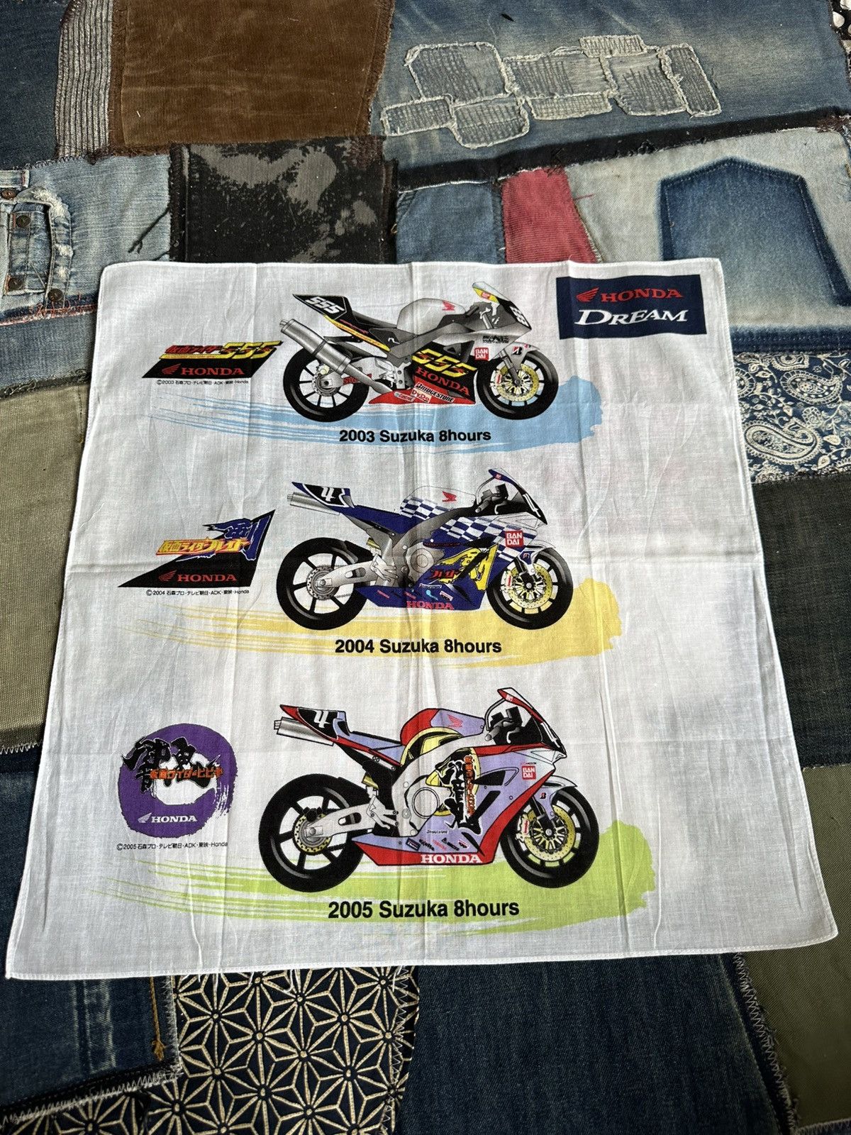 Honda × Vintage Vintage Honda Handkerchief/ Neckerchief/ Bandana Size ONE SIZE - 1 Thumbnail