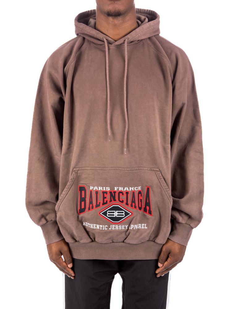 Balenciaga o1in1g0824 B Authentic Oversized Hoodie in Brown Size US XL / EU 56 / 4 - 1 Thumbnail
