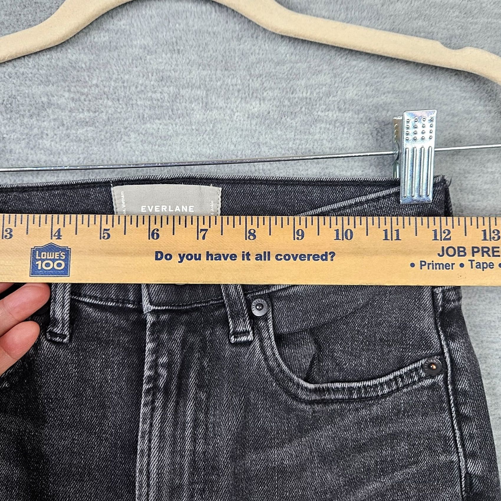 Everlane Everlane Dark Wash Skinny Jeans Size 24 Women's Cotton Elastane Denim Vintage? No Size 42" / US 20 - 5 Thumbnail
