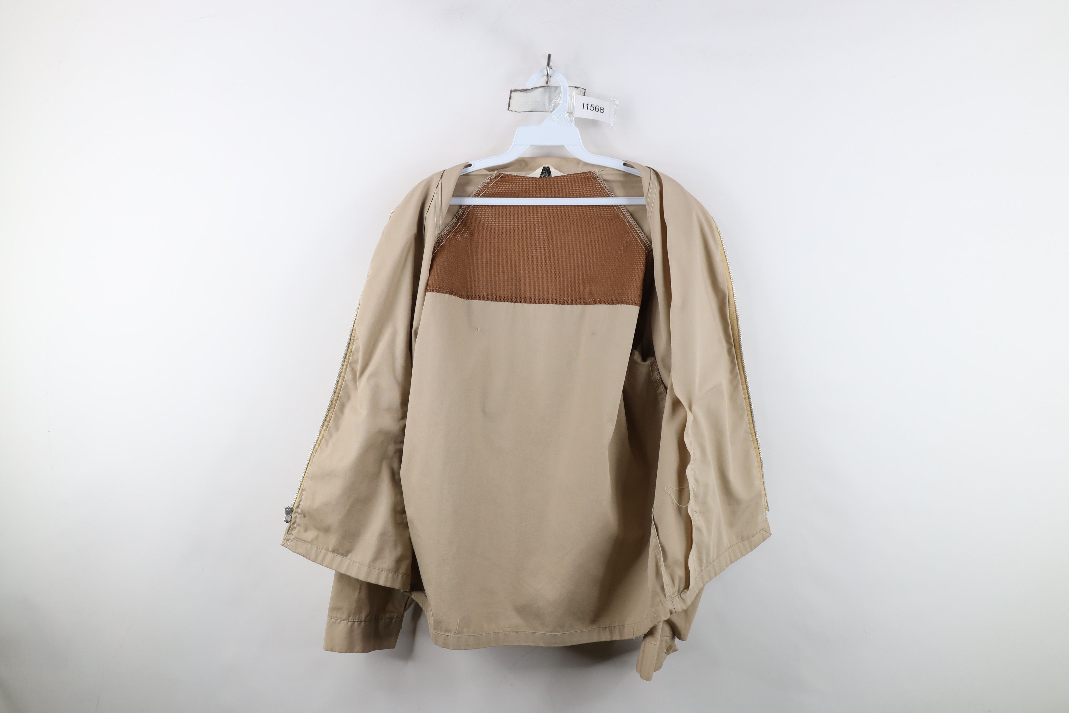 Vintage Vintage 50s 60s Streetwear Cafe Racer Bomber Jacket USA Tan Size US XL / EU 56 / 4 - 11 Thumbnail