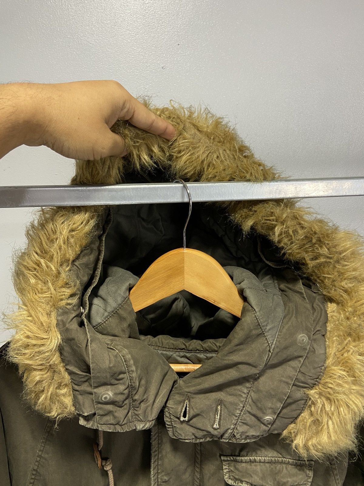 Johnbull Johnbull Militry Fur Hooded acket Size US M / EU 48-50 / 2 - 4 Thumbnail