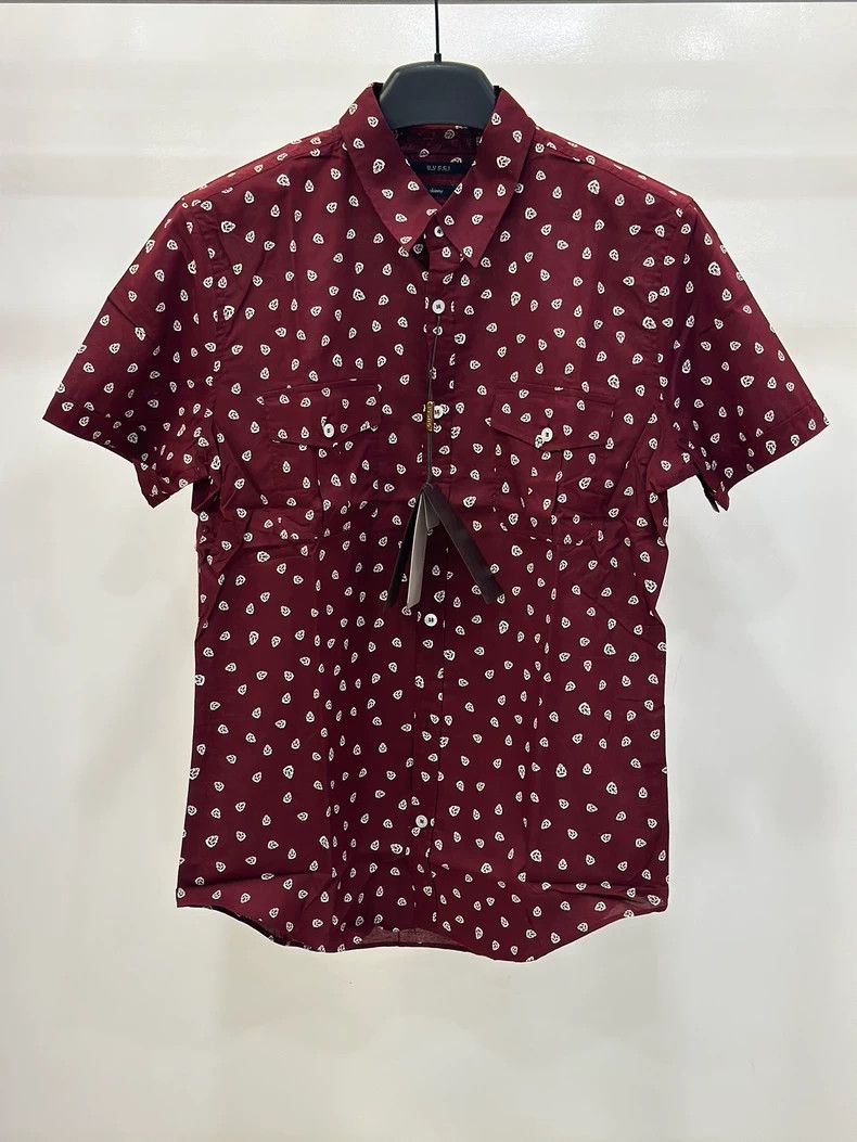 Gucci Gucci Size 16.5 Short-sleeved shirt size 16.5 2501-Nextarro Size US XXS / EU 40 - 1 Thumbnail