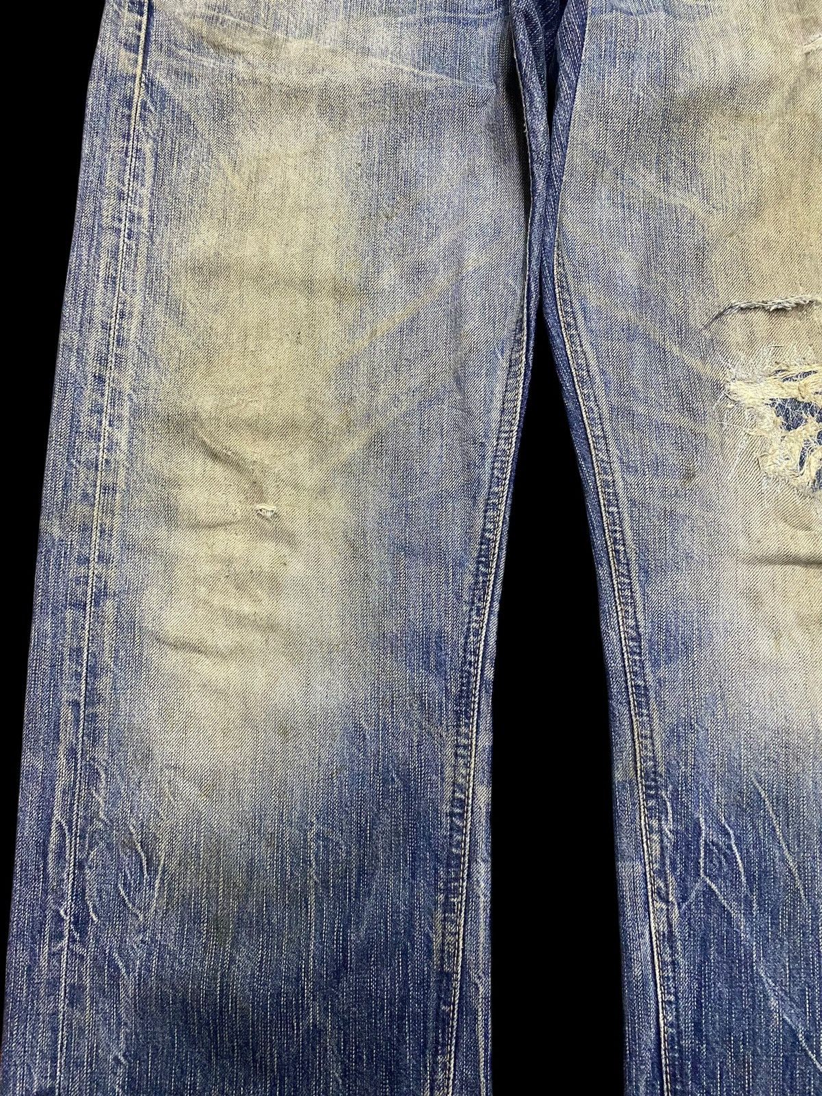 Edwin Vintage Edwin 503 Grunge Distressed Loose Jeans Size US 36 / EU 52 - 7 Thumbnail