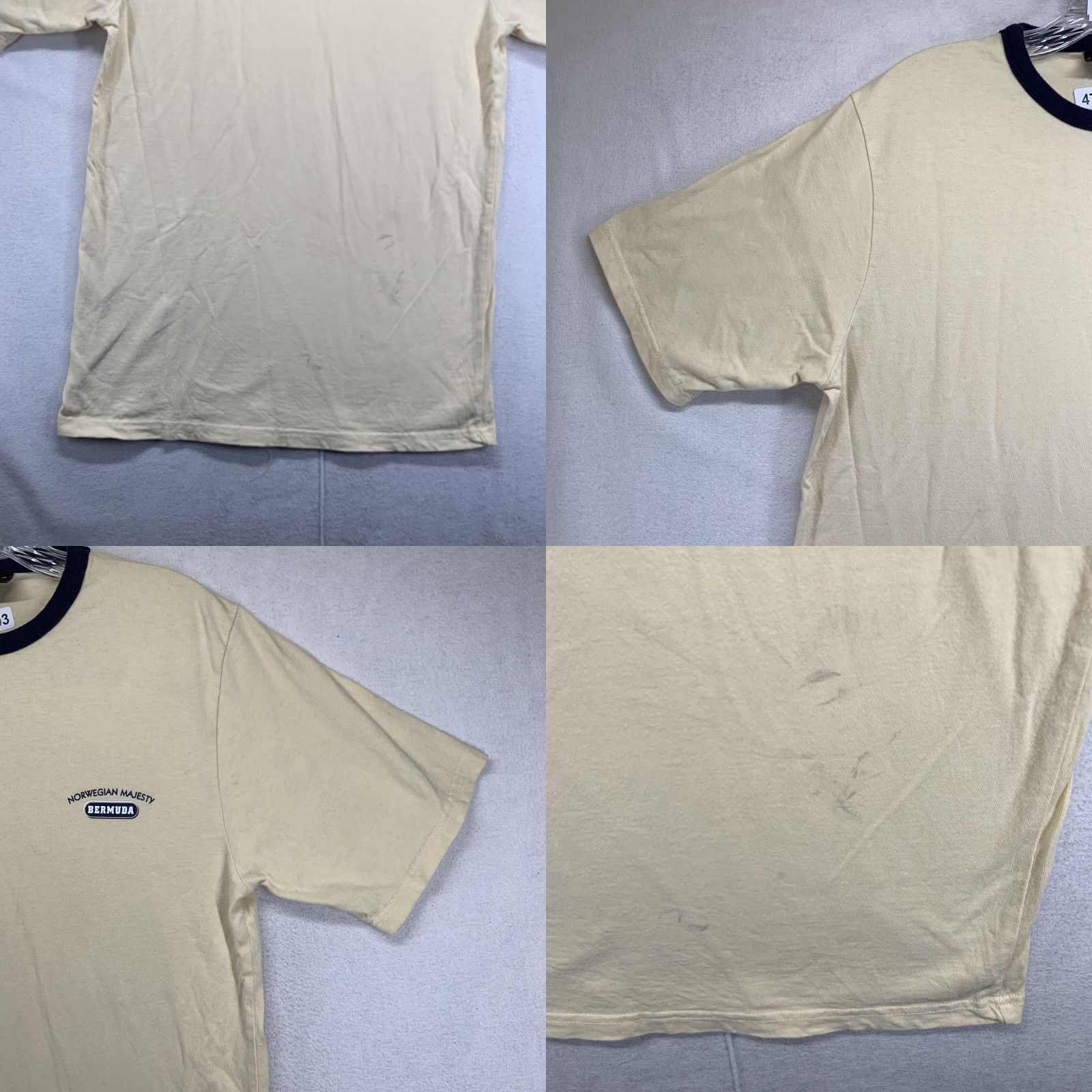 Vintage VINTAGE GEAR FOR SPORTS Norwegian Majesty Cruises T-Shirt Unisex Adults Medium Beige 90s Ocean Cruise Logo Size US M / EU 48-50 / 2 - 8 Thumbnail