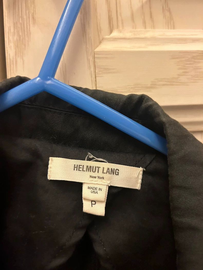 Helmut Lang HELMUT LANG sizeP Black overcoat Size S / US 4 / IT 40 - 2 Thumbnail